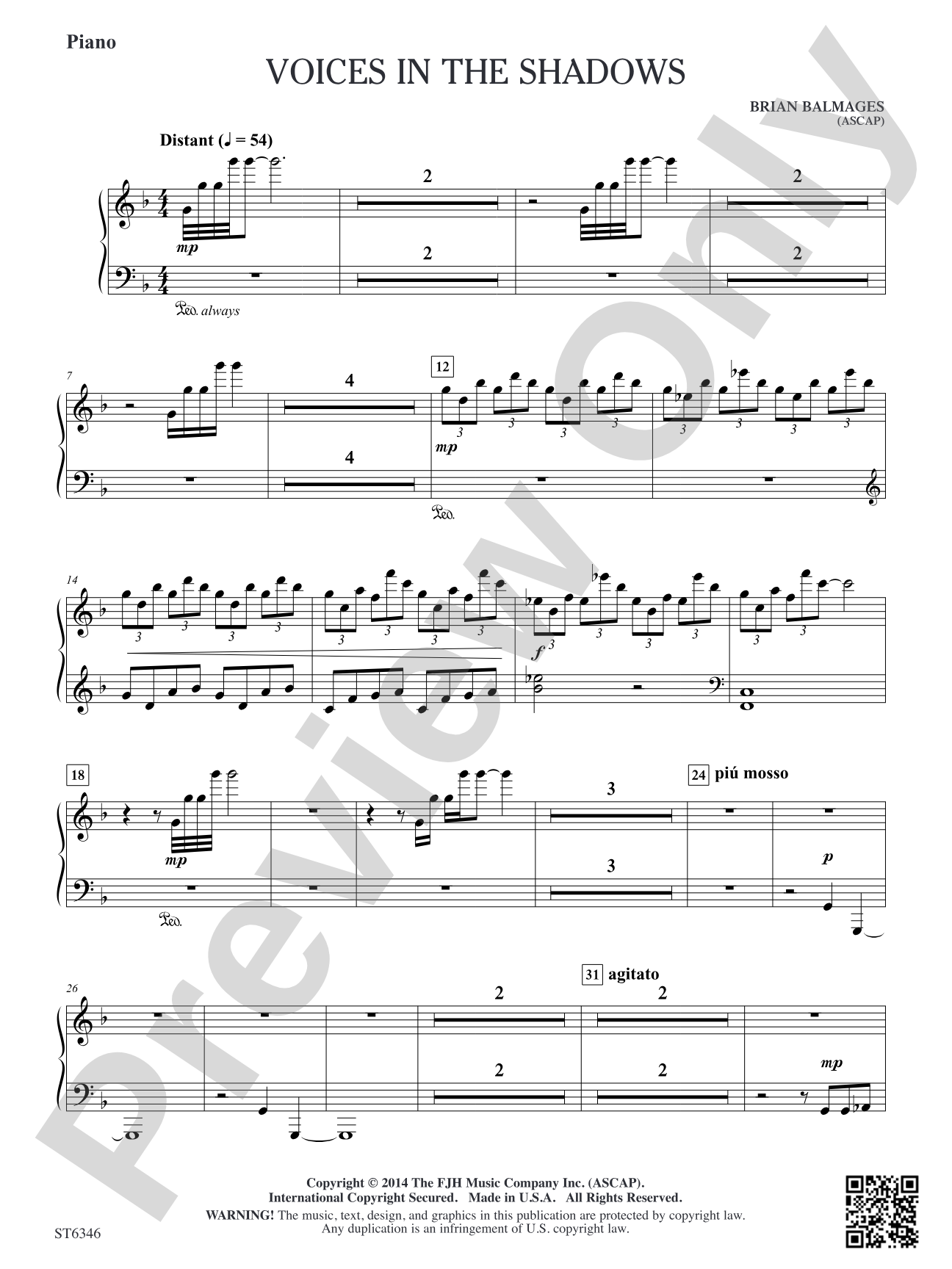 Voices in the Shadows: Piano