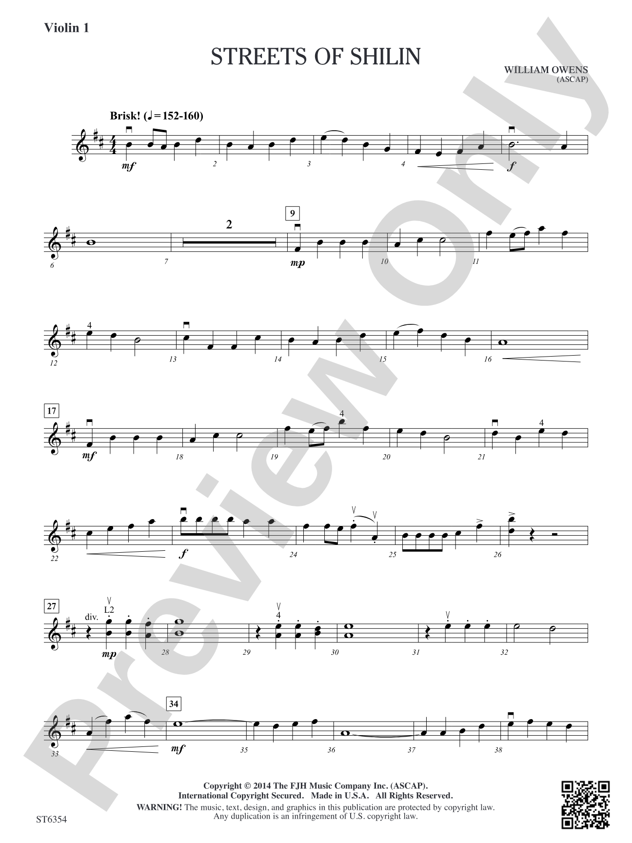 Streets of Shilin: Violin 1