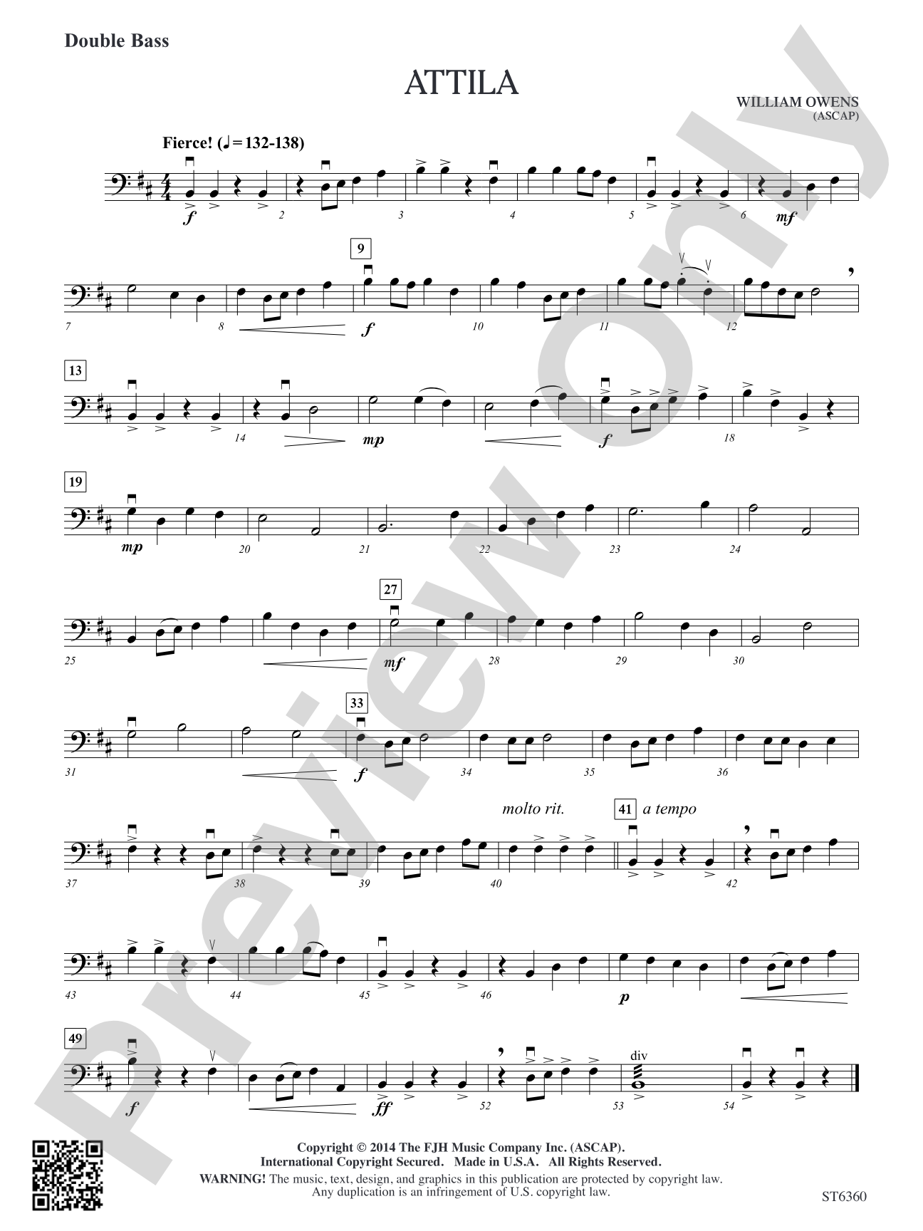 Attila: Double Bass
