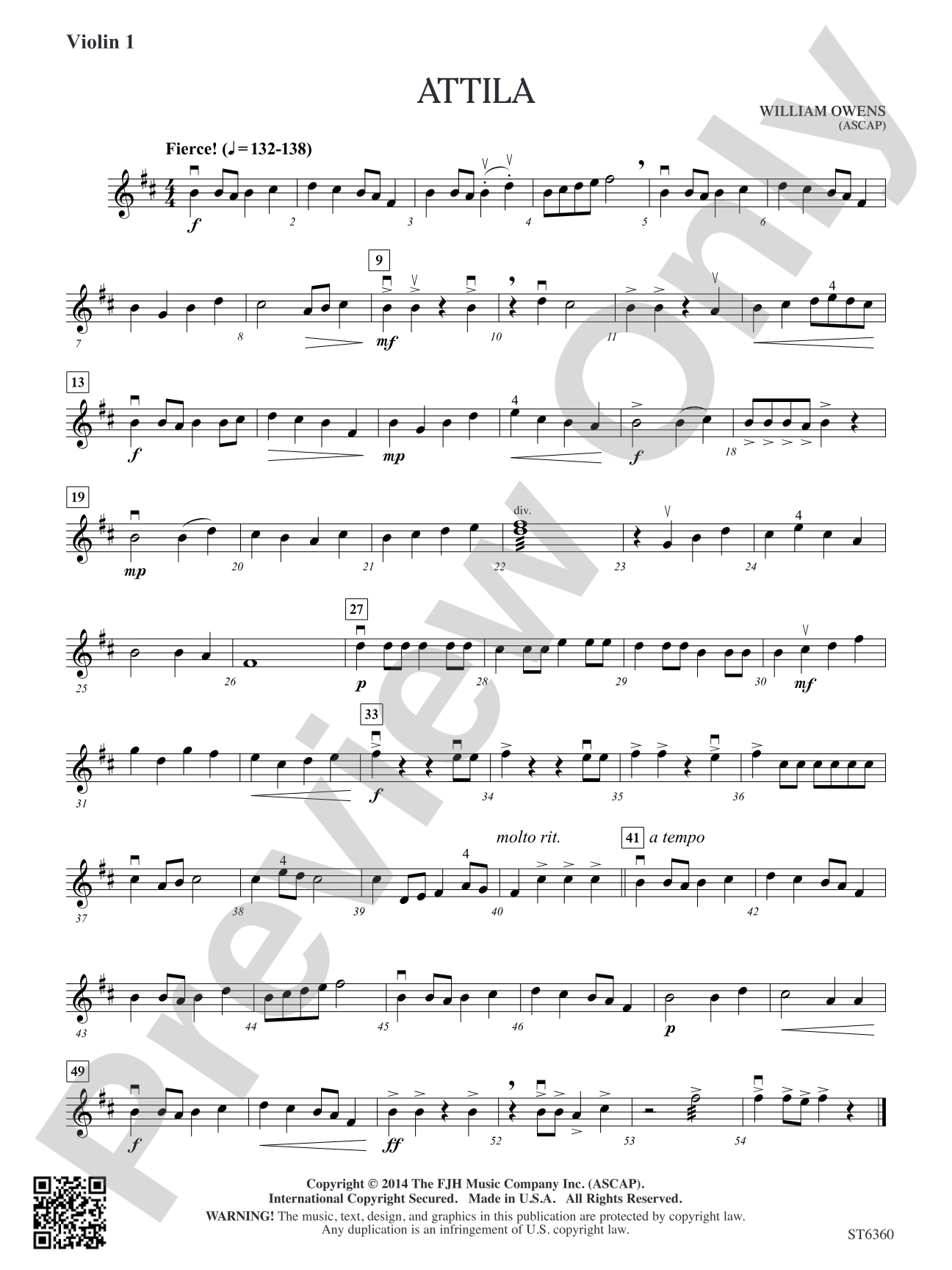 Attila: Violin 1