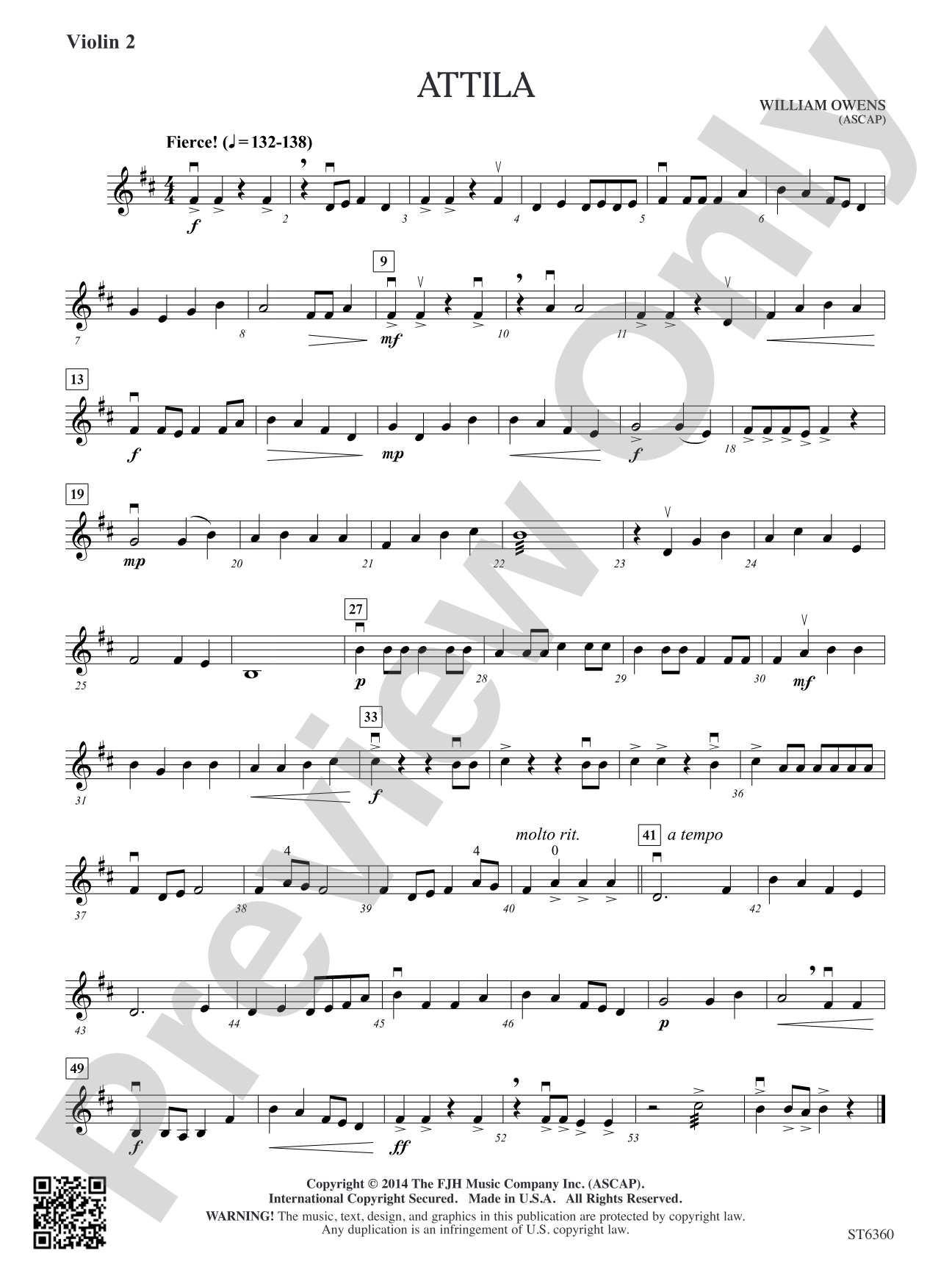 Attila: Violin 2 (Viola T.C.)