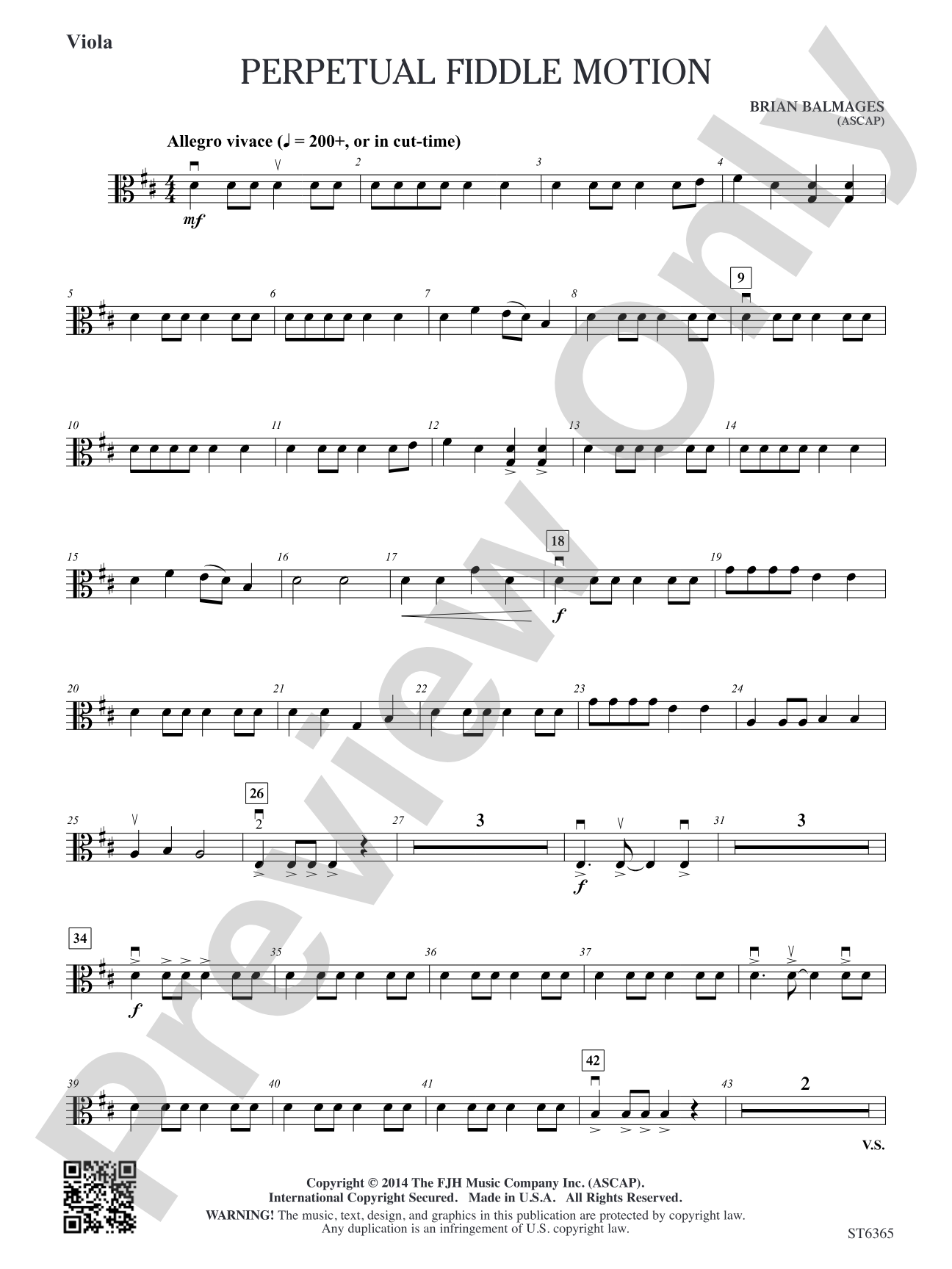 Perpetual Fiddle Motion: Viola