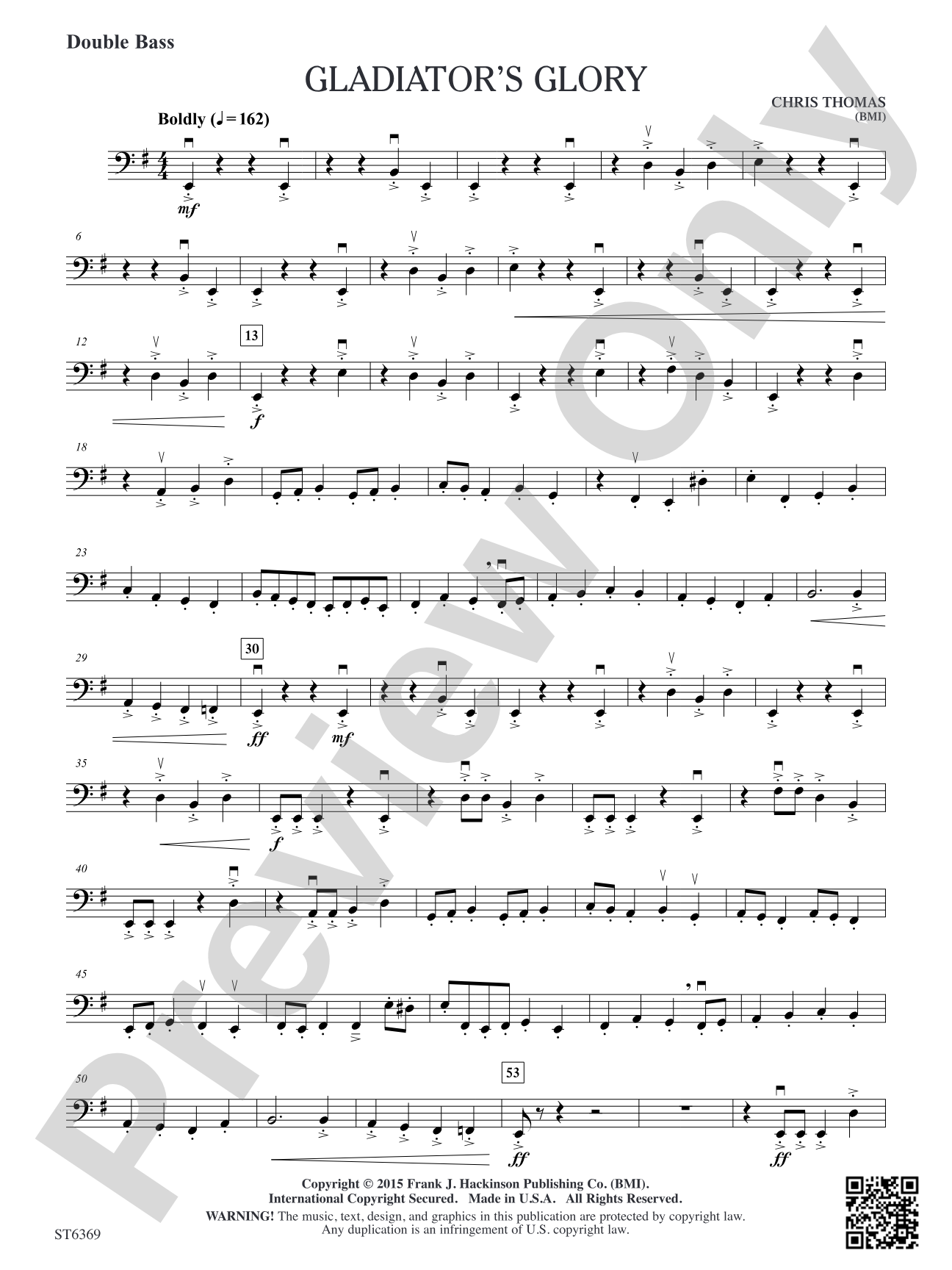 Gladiator's Glory: Double Bass