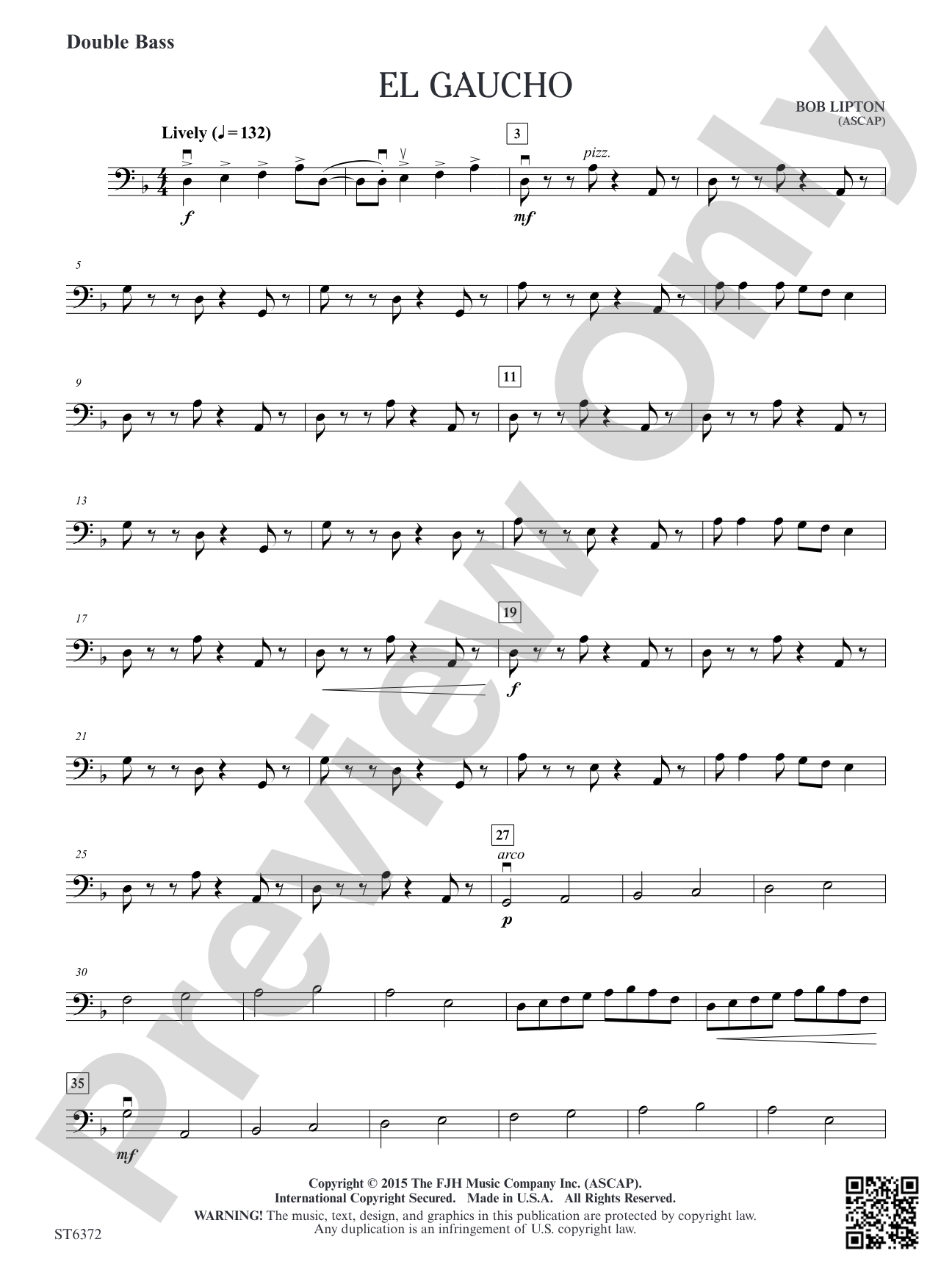 El Gaucho: Double Bass