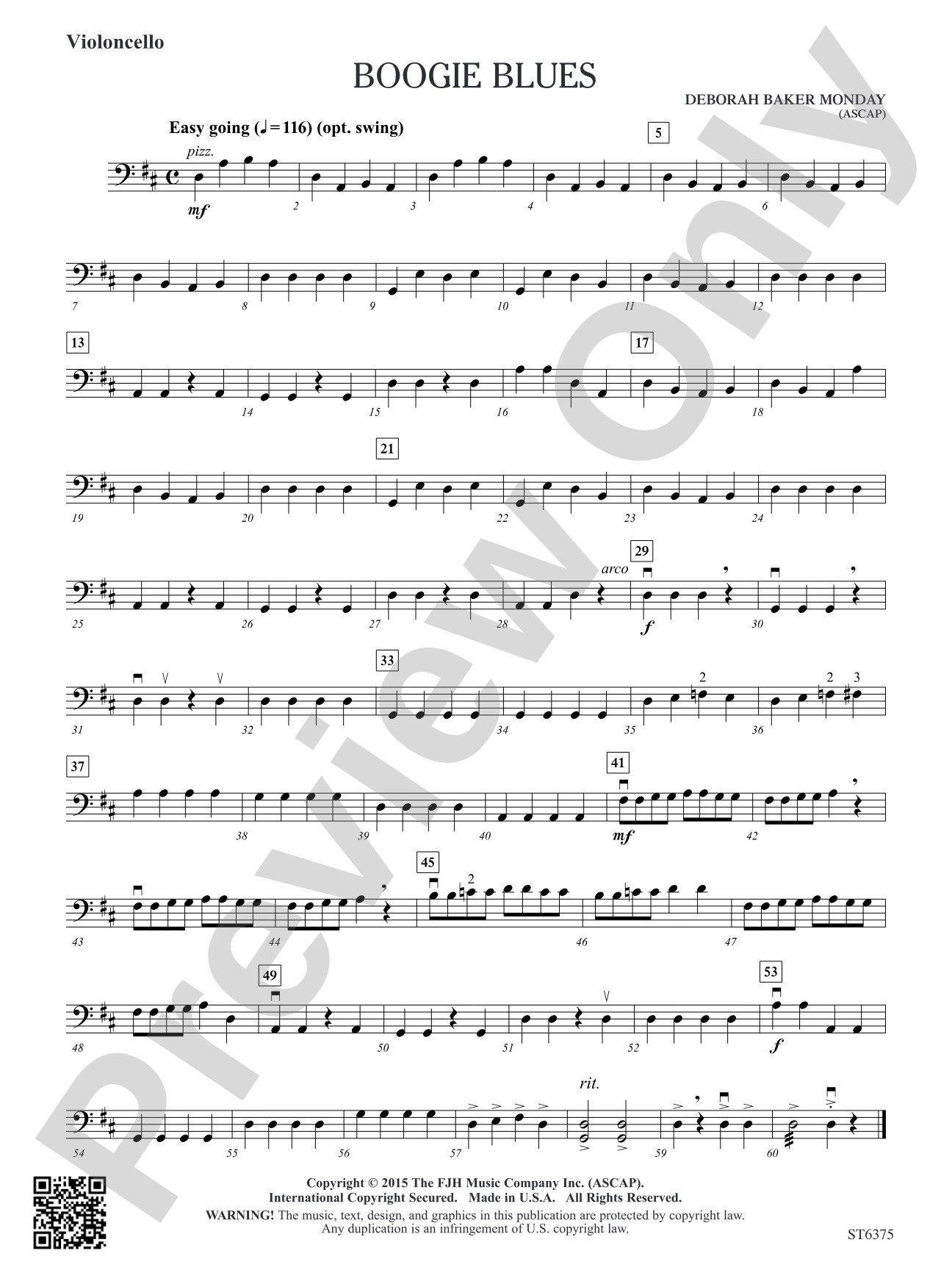 Boogie Blues: Violoncello