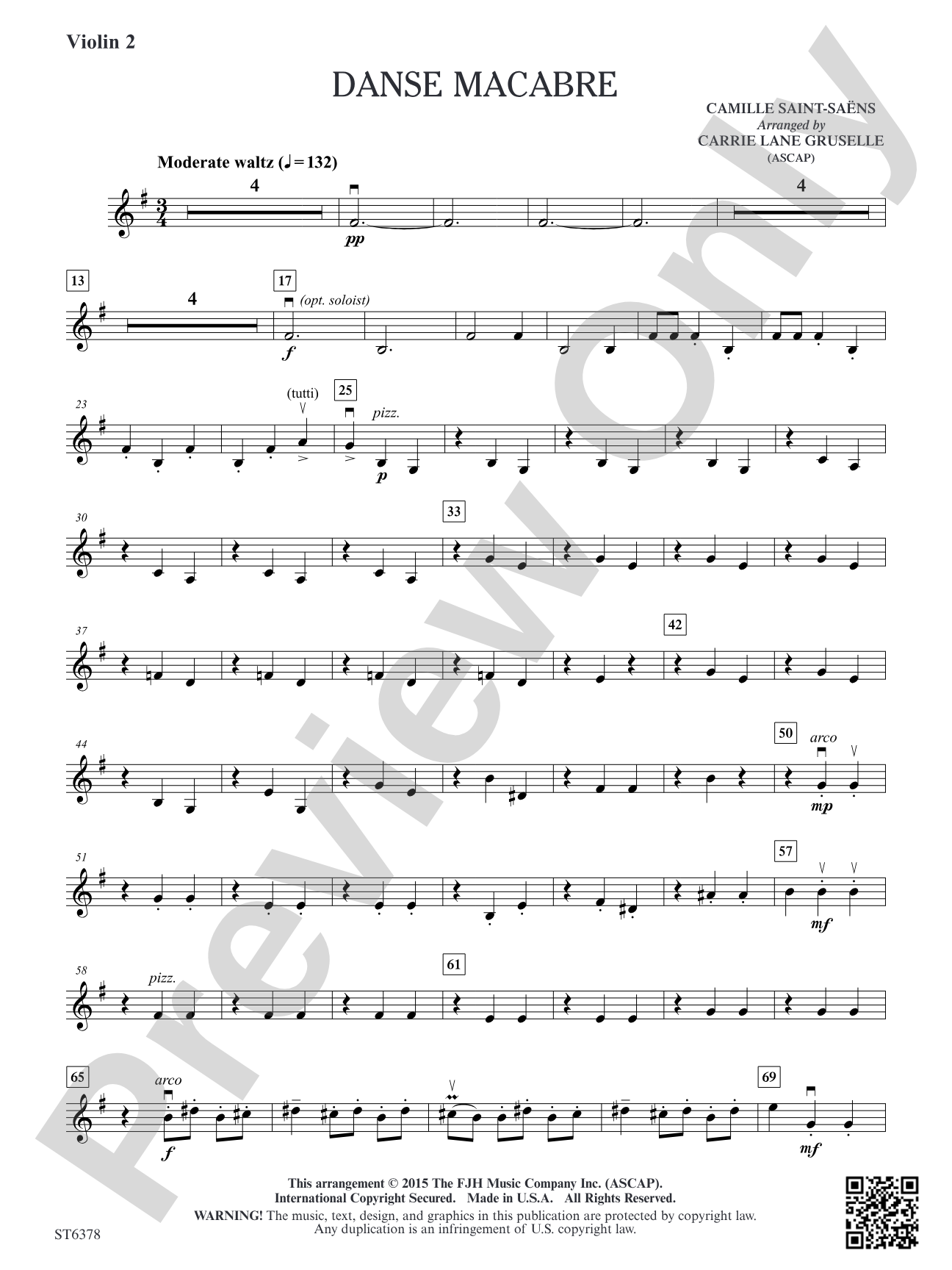 Danse Macabre: Violin 2