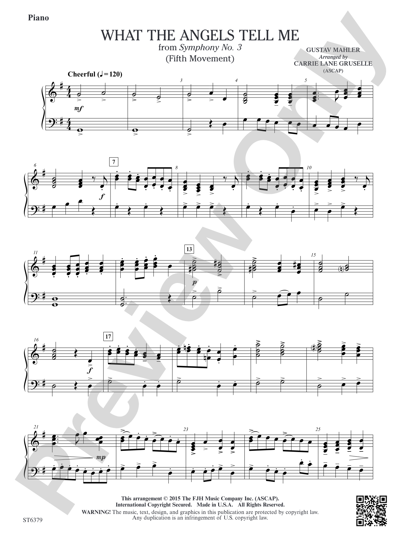 What the Angels Tell Me: Piano