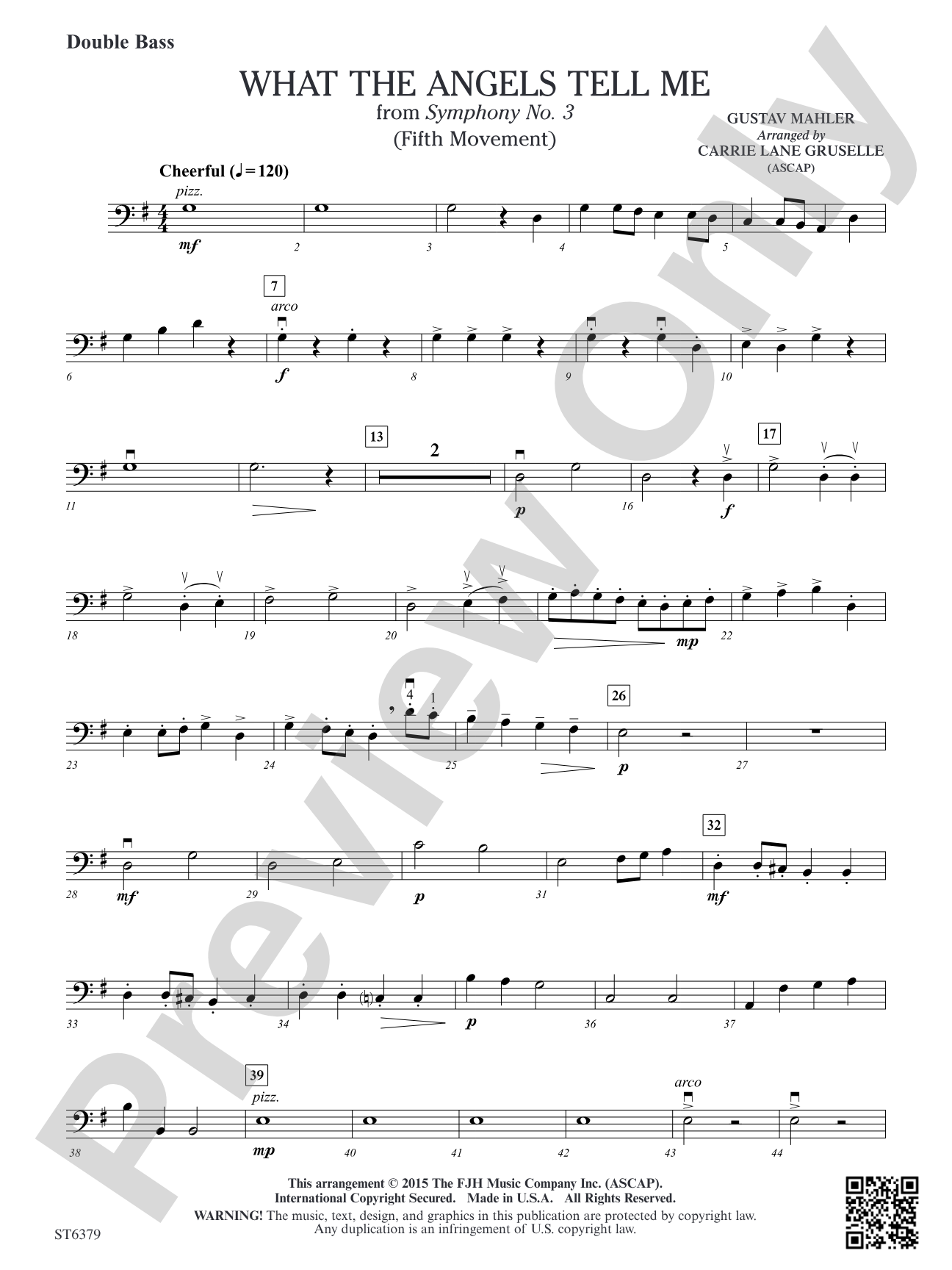 What the Angels Tell Me: Double Bass