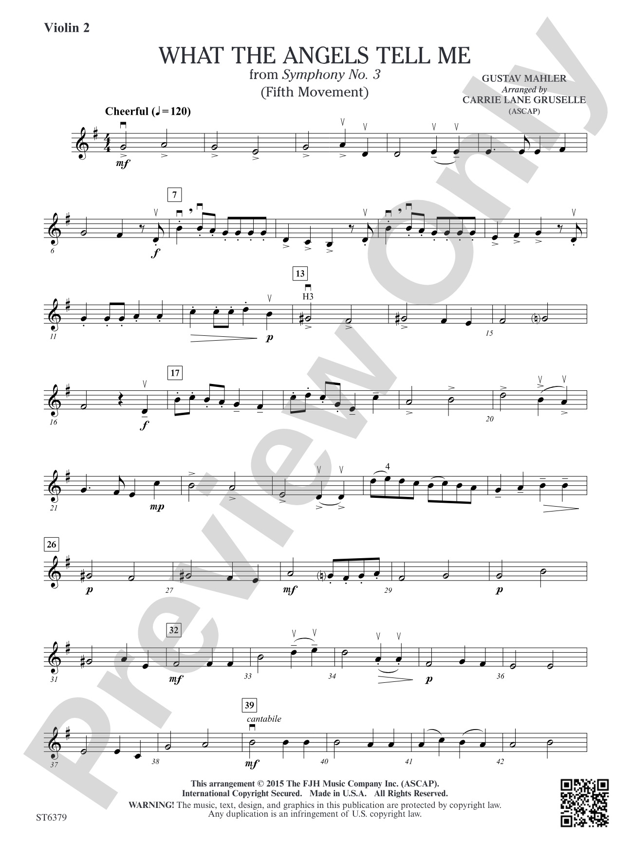 What the Angels Tell Me: Violin 2