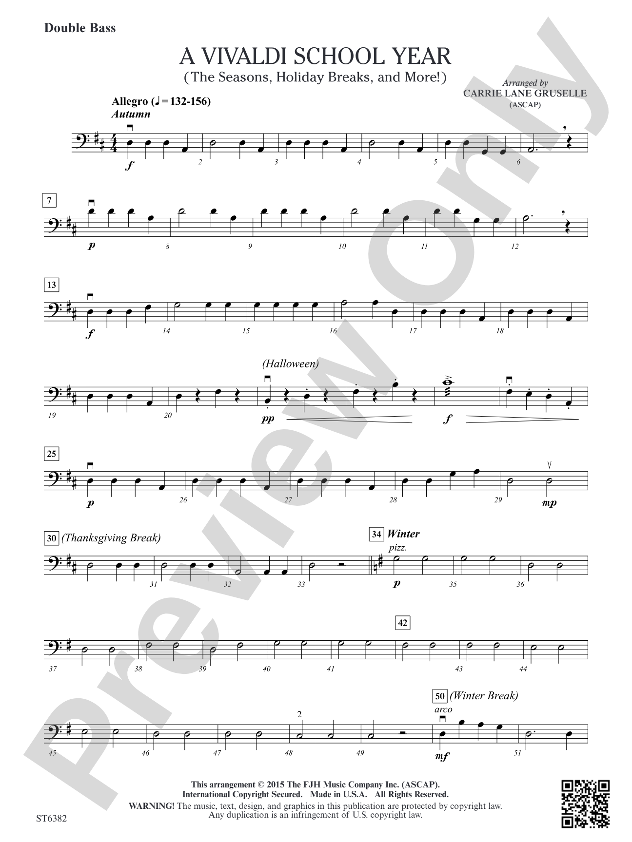 A Vivaldi School Year: Double Bass