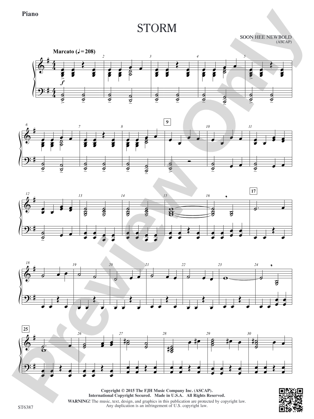 Storm: Piano