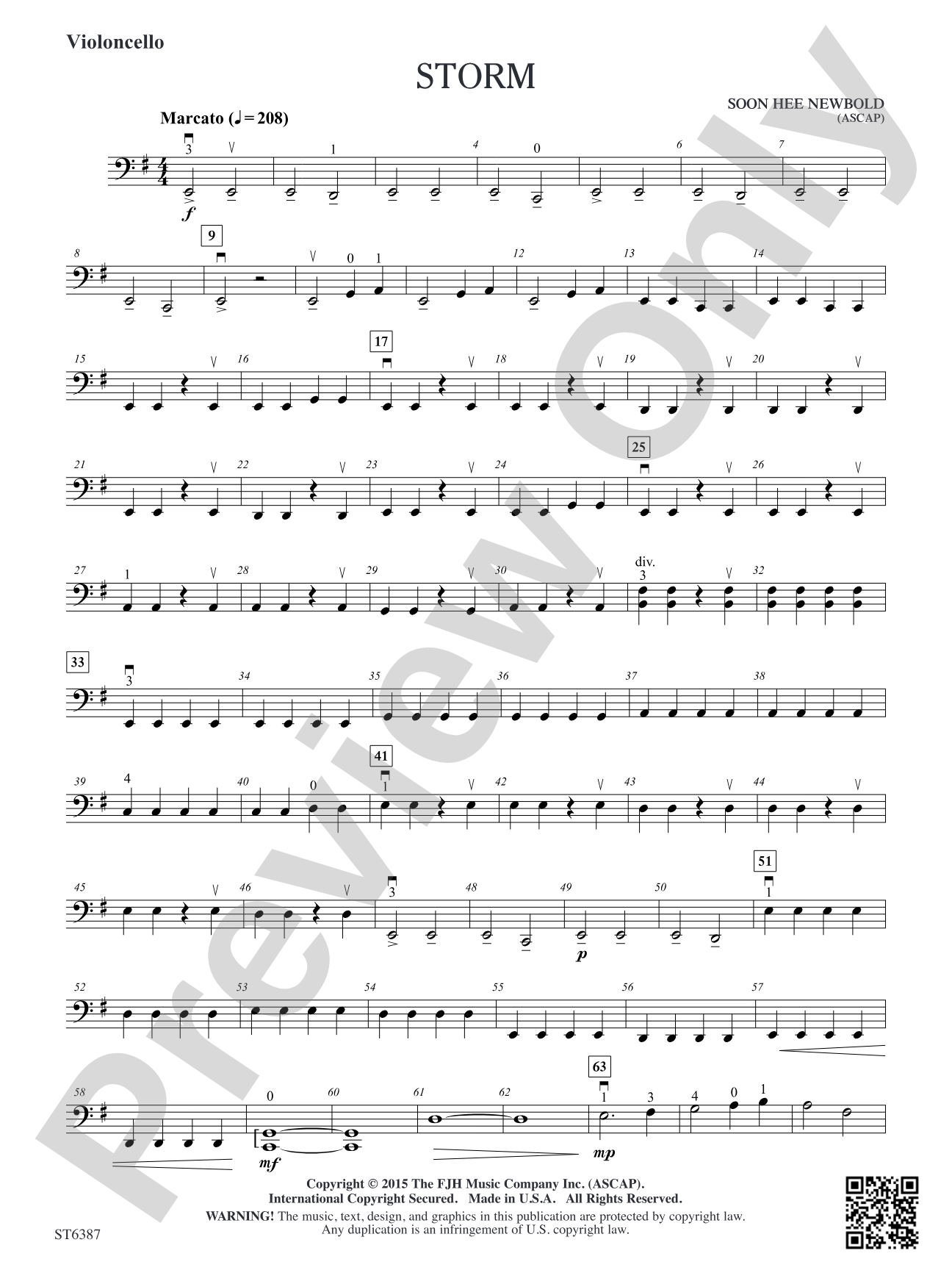 Storm: Violoncello