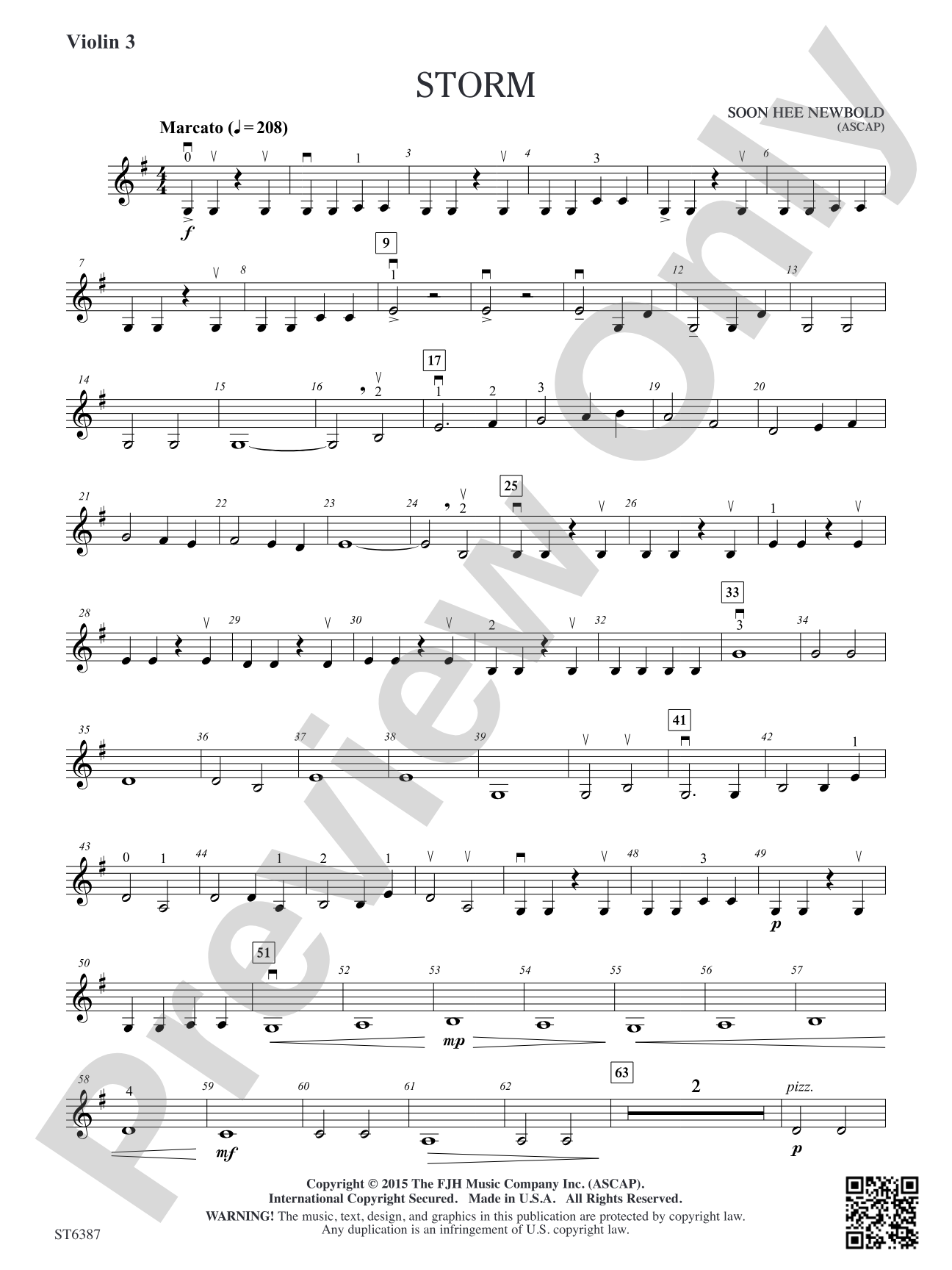 Storm: Violin 3 (Viola T.C.)