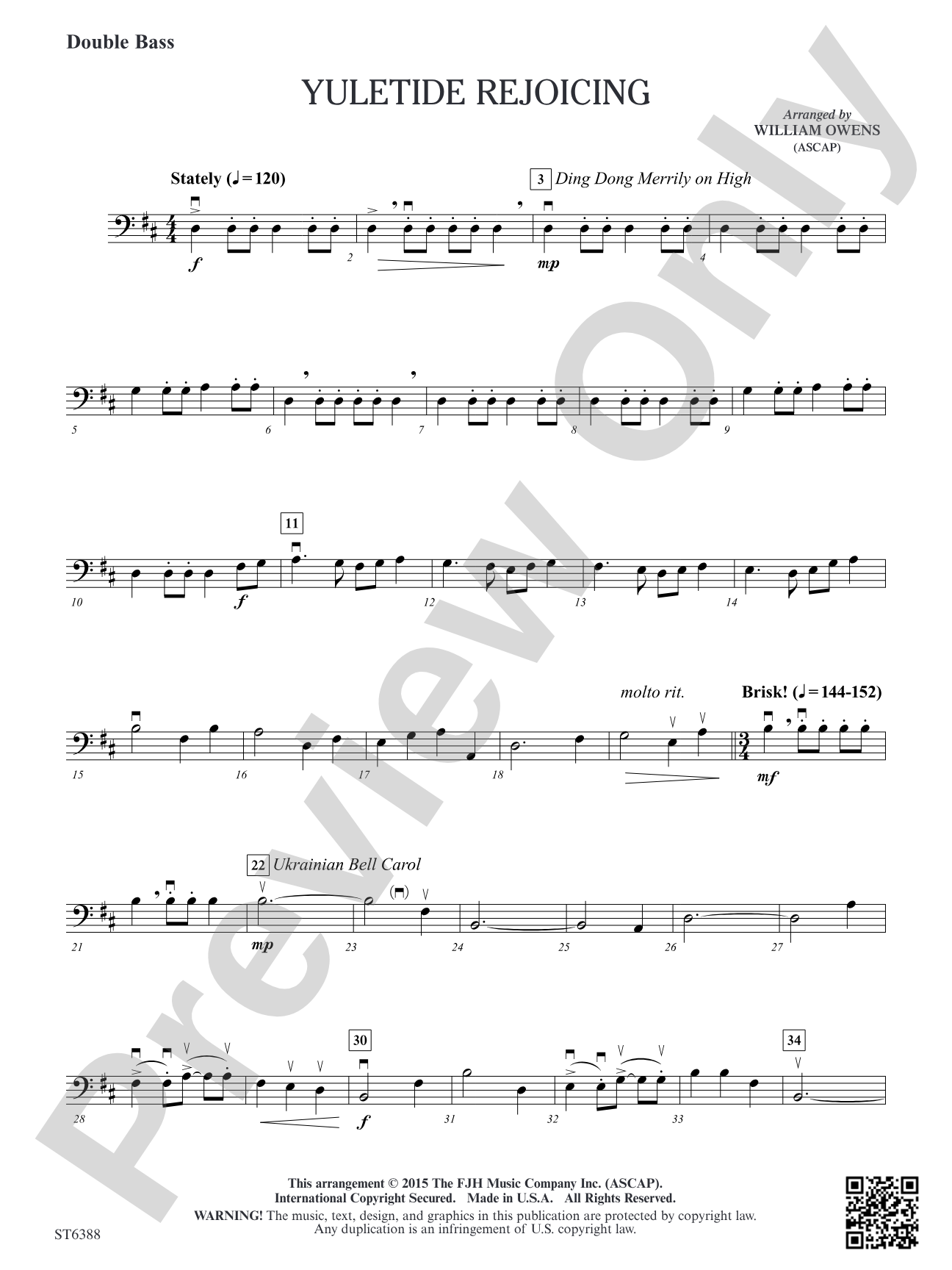 Yuletide Rejoicing: Double Bass