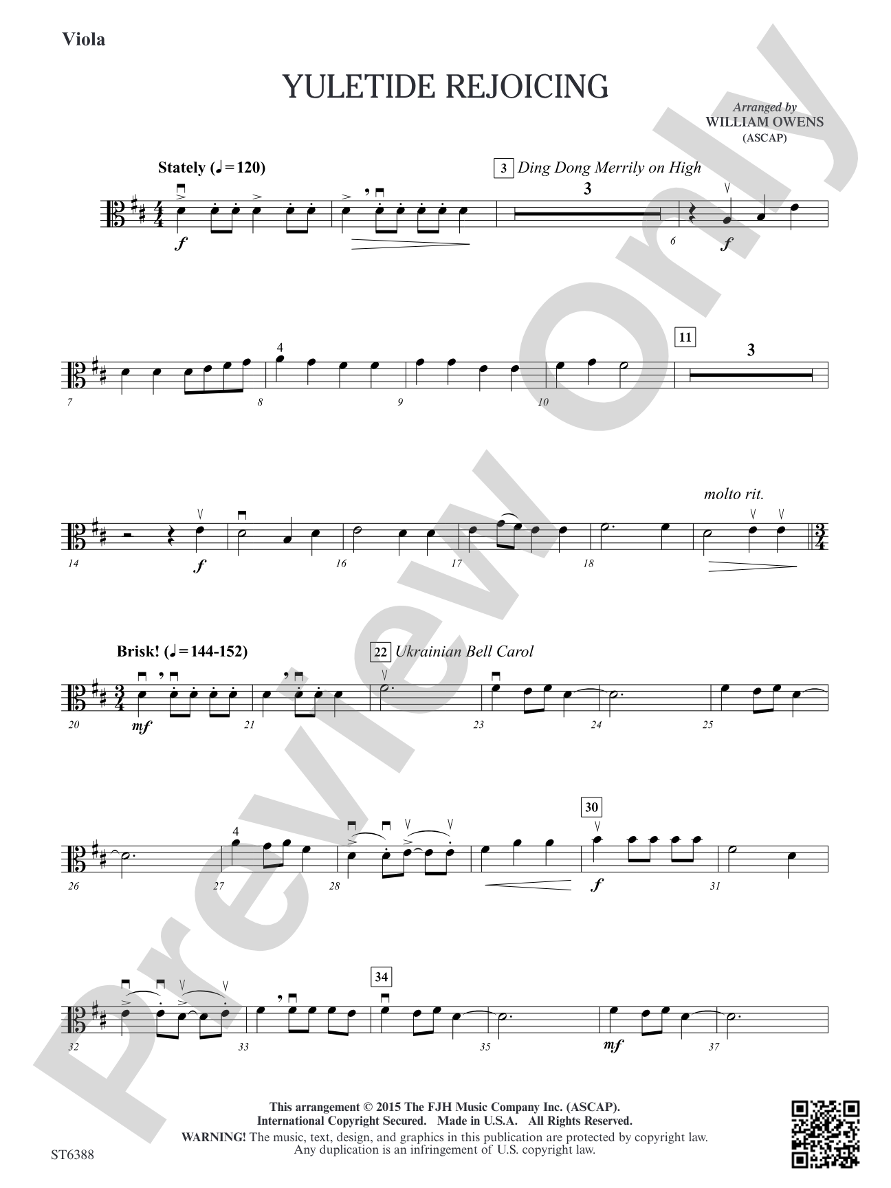 Yuletide Rejoicing: Viola