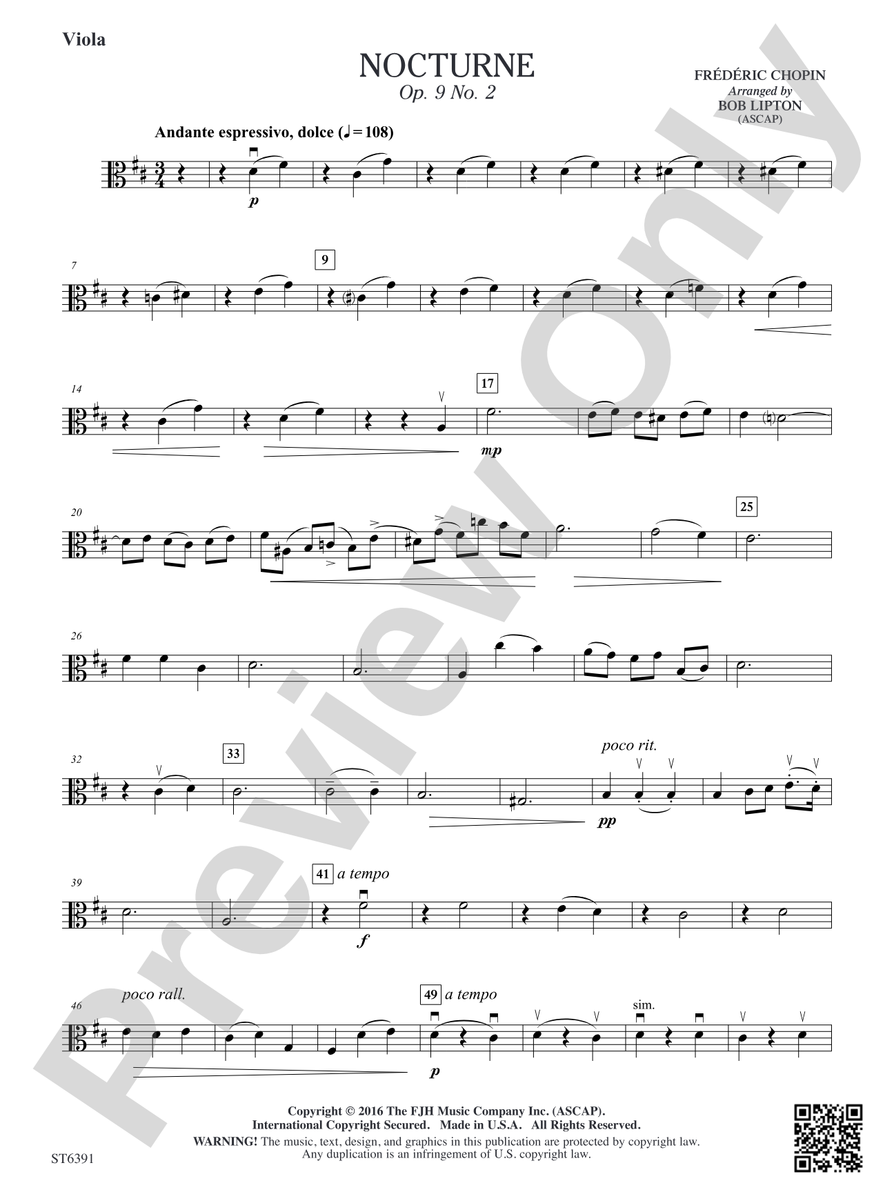 Nocturne: Viola