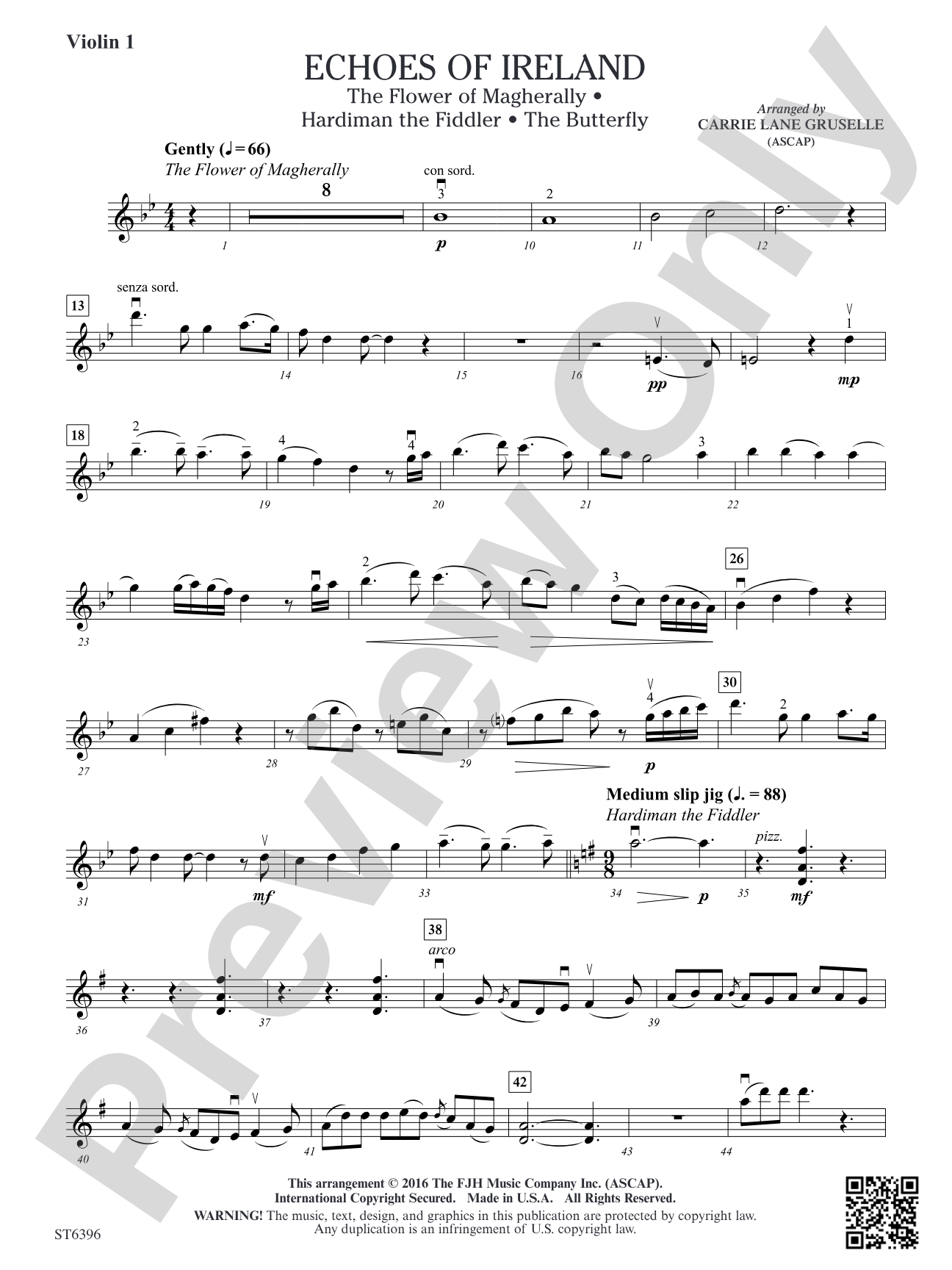 Echoes of Ireland: Violin 1