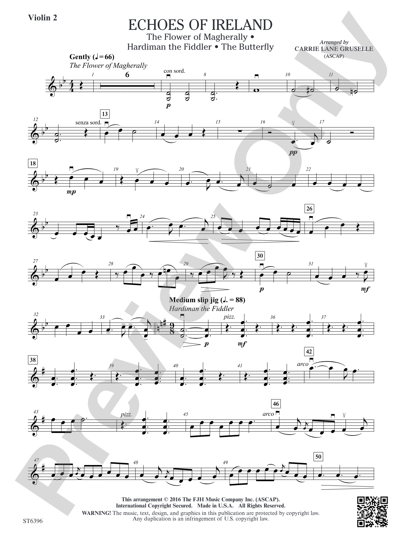 Echoes of Ireland: Violin 2