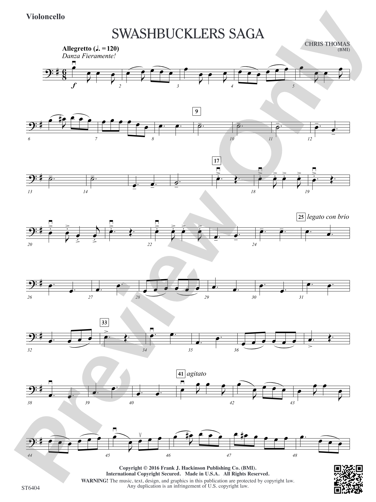 Swashbucklers Saga: Violoncello
