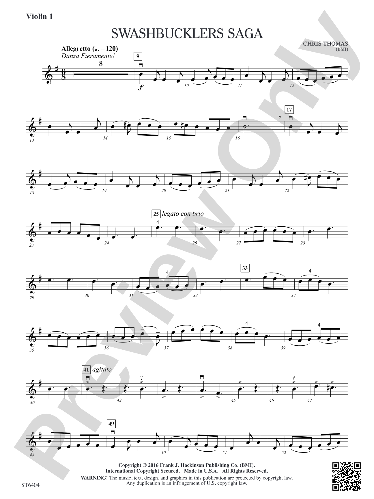 Swashbucklers Saga: Violin 1