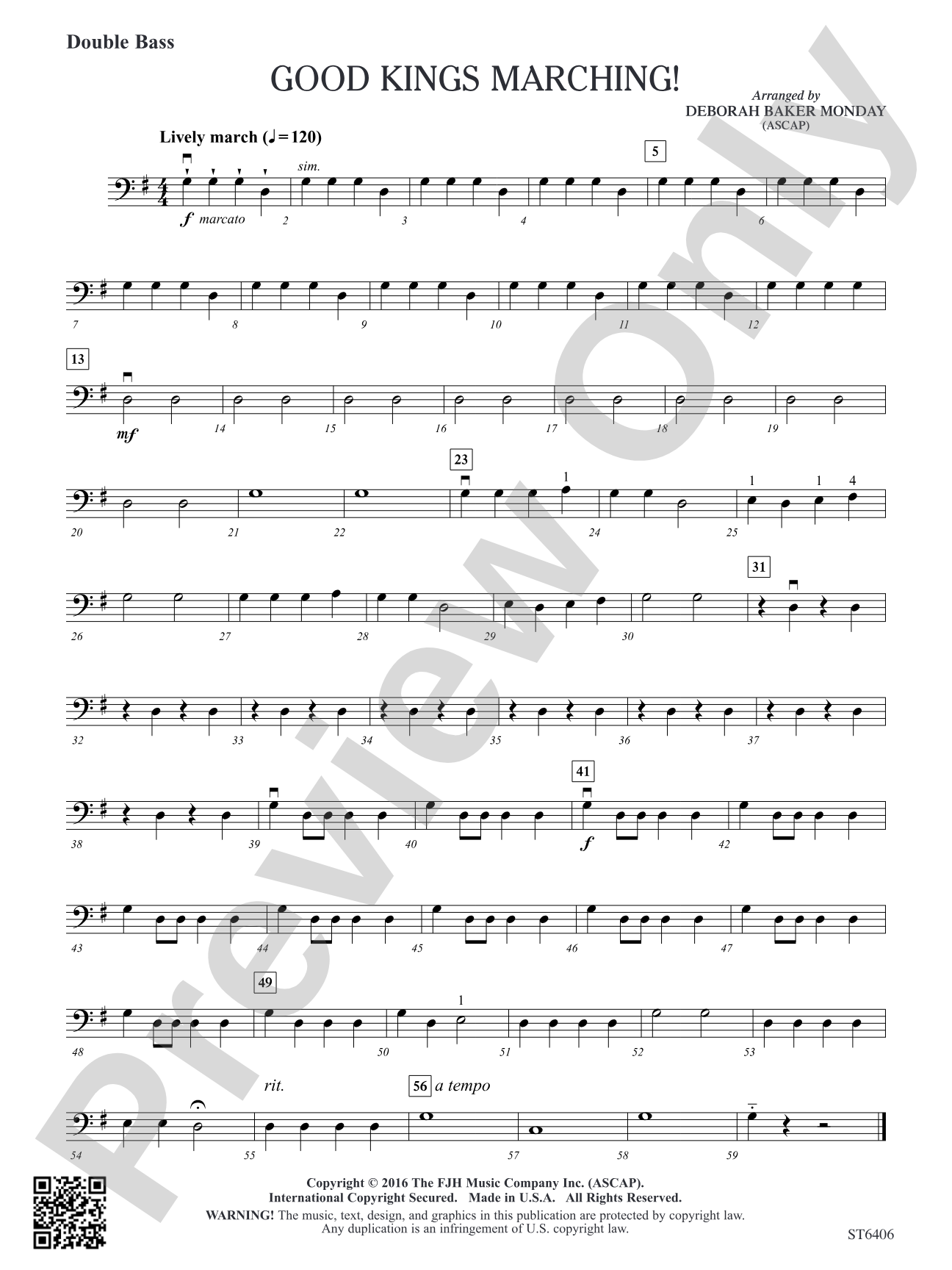 Good Kings Marching!: Double Bass