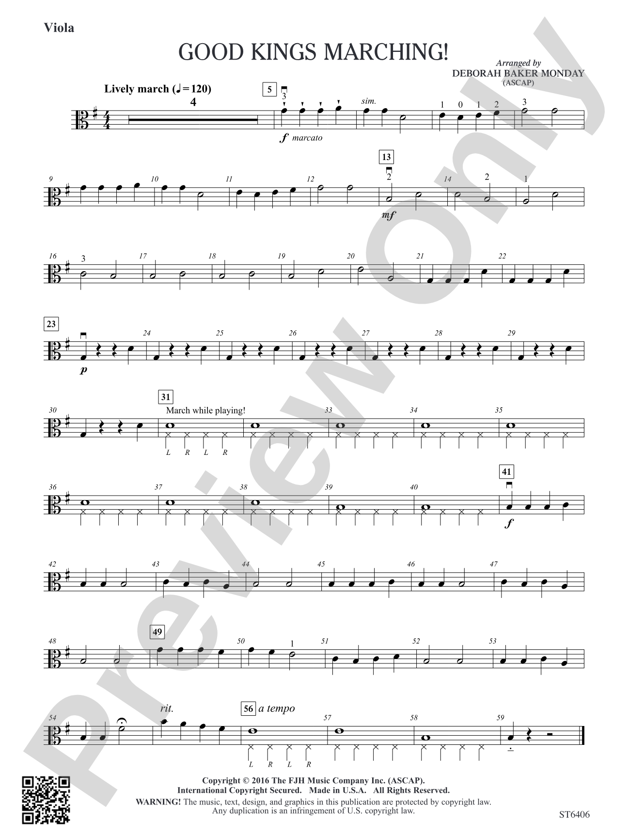 Good Kings Marching!: Viola