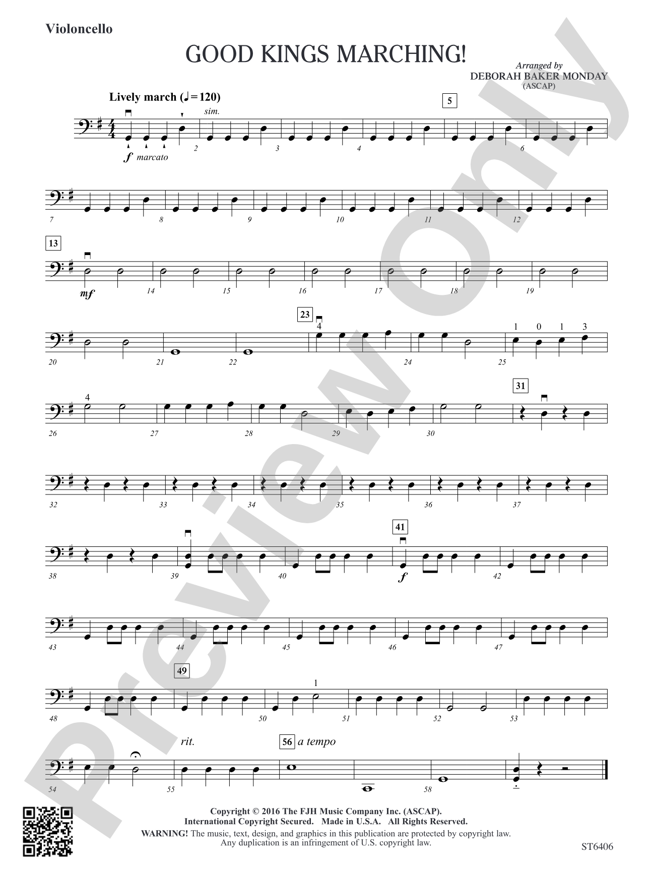 Good Kings Marching!: Violoncello