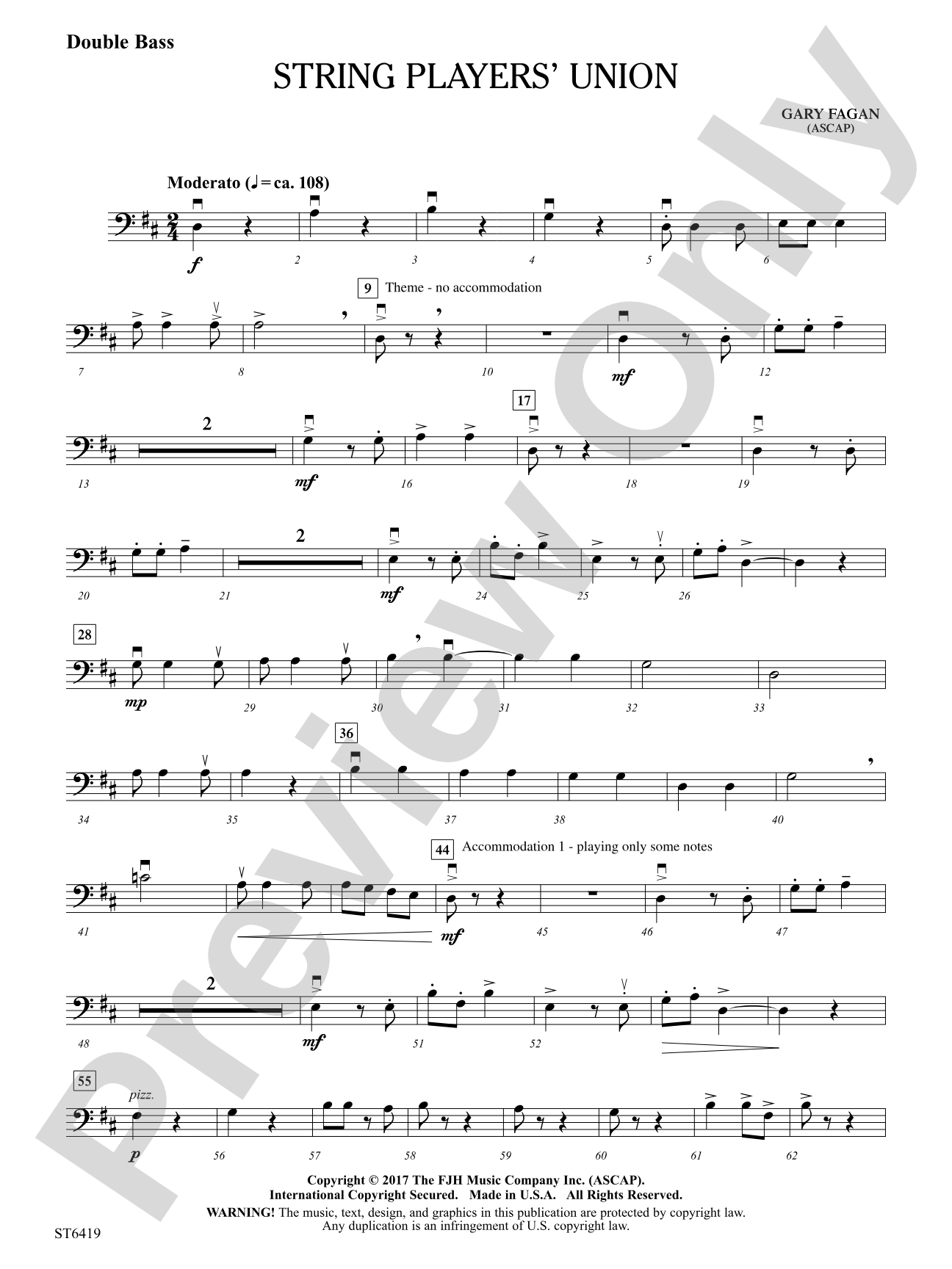 String Players' Union: Double Bass