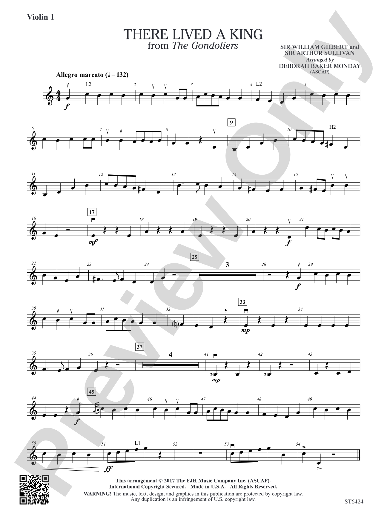 There Lived a King: Violin 1
