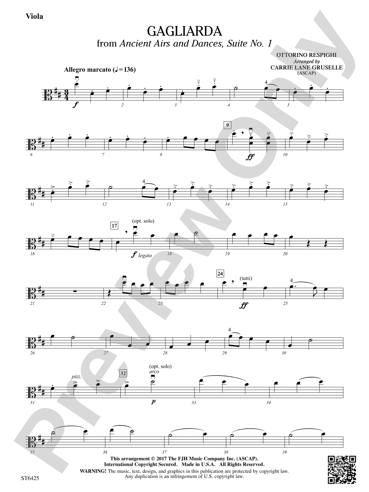 Gagliarda: Viola