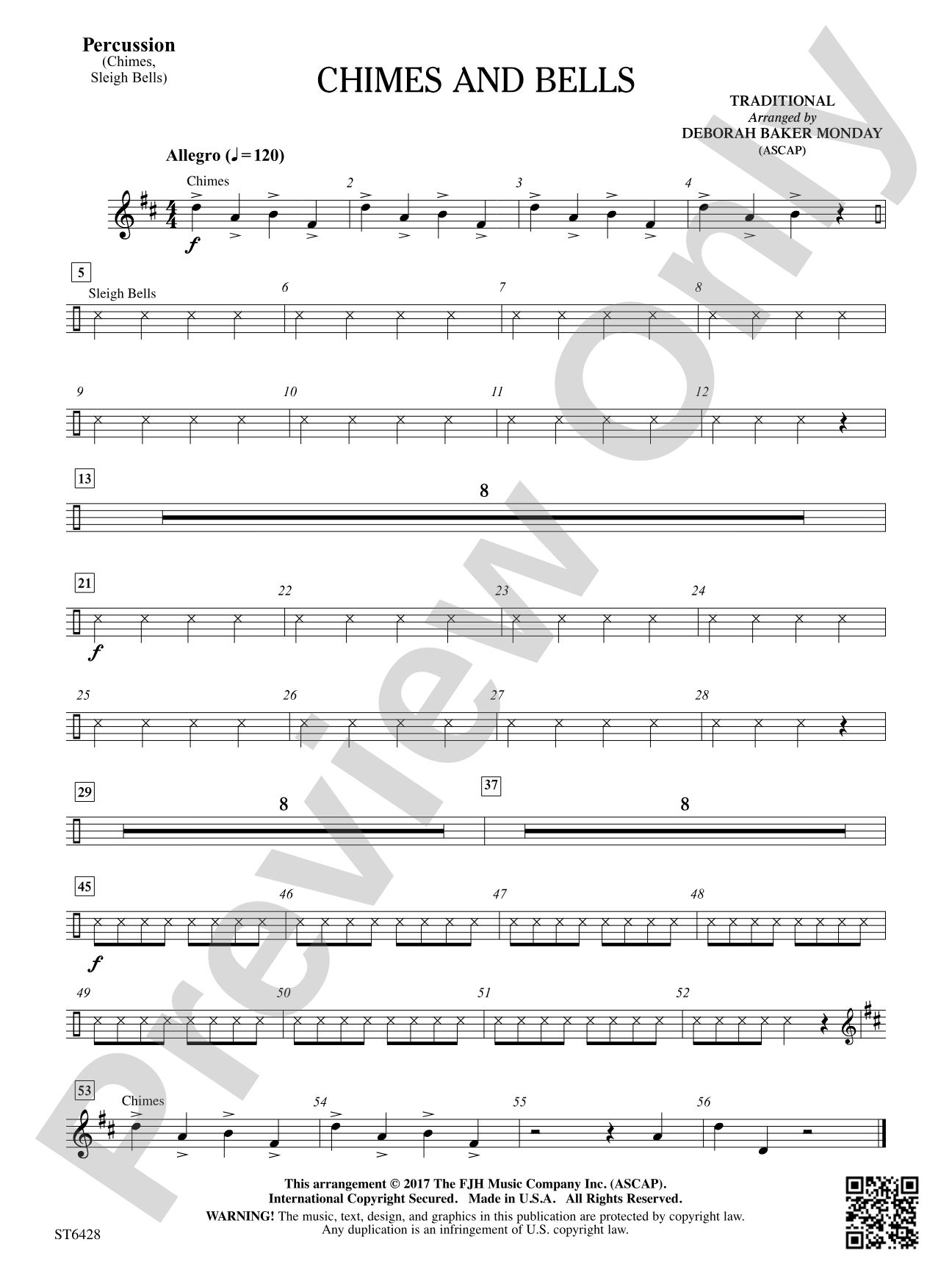 Chimes and Bells: Percussion (Opt.)
