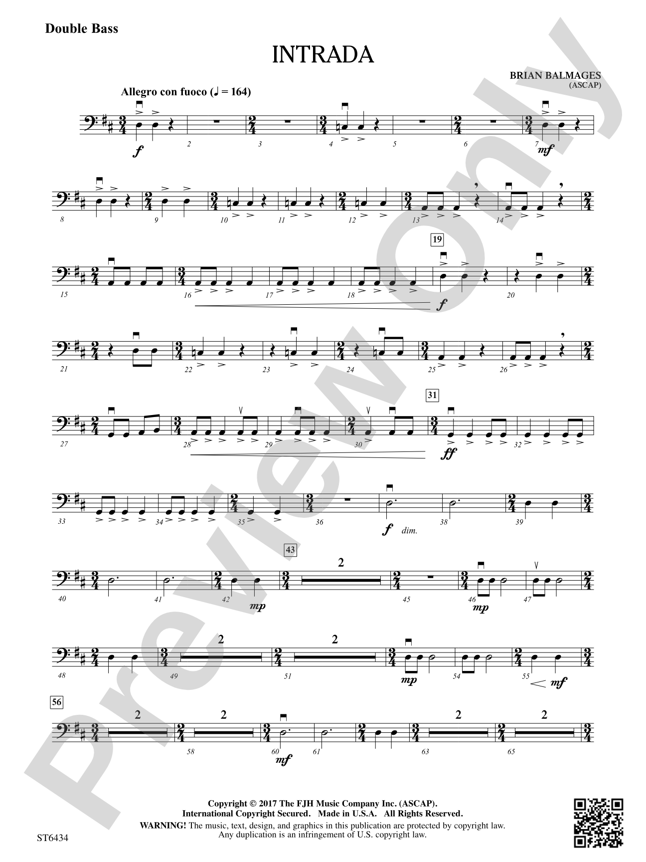 Intrada: Double Bass