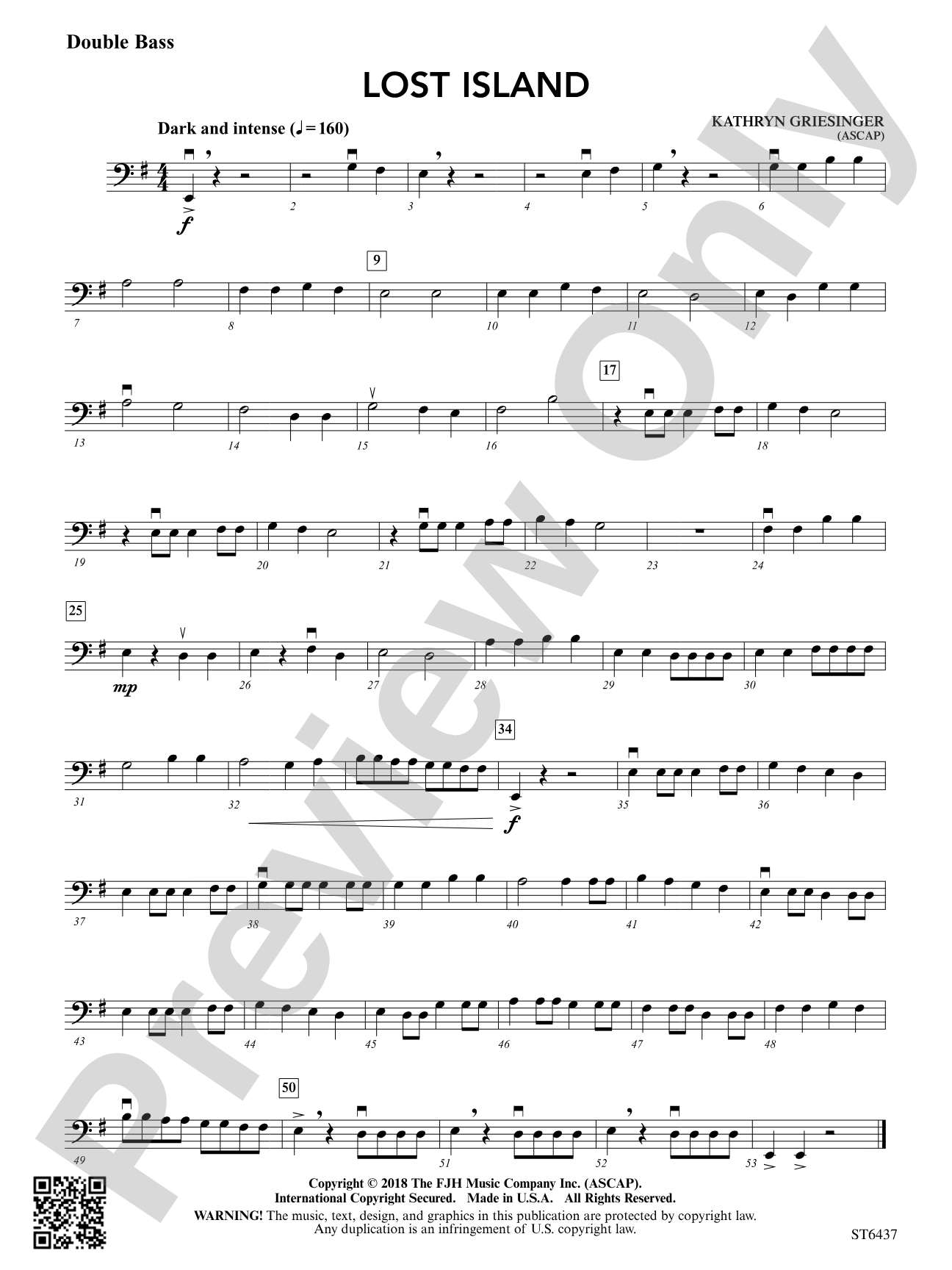 Lost Island: Double Bass