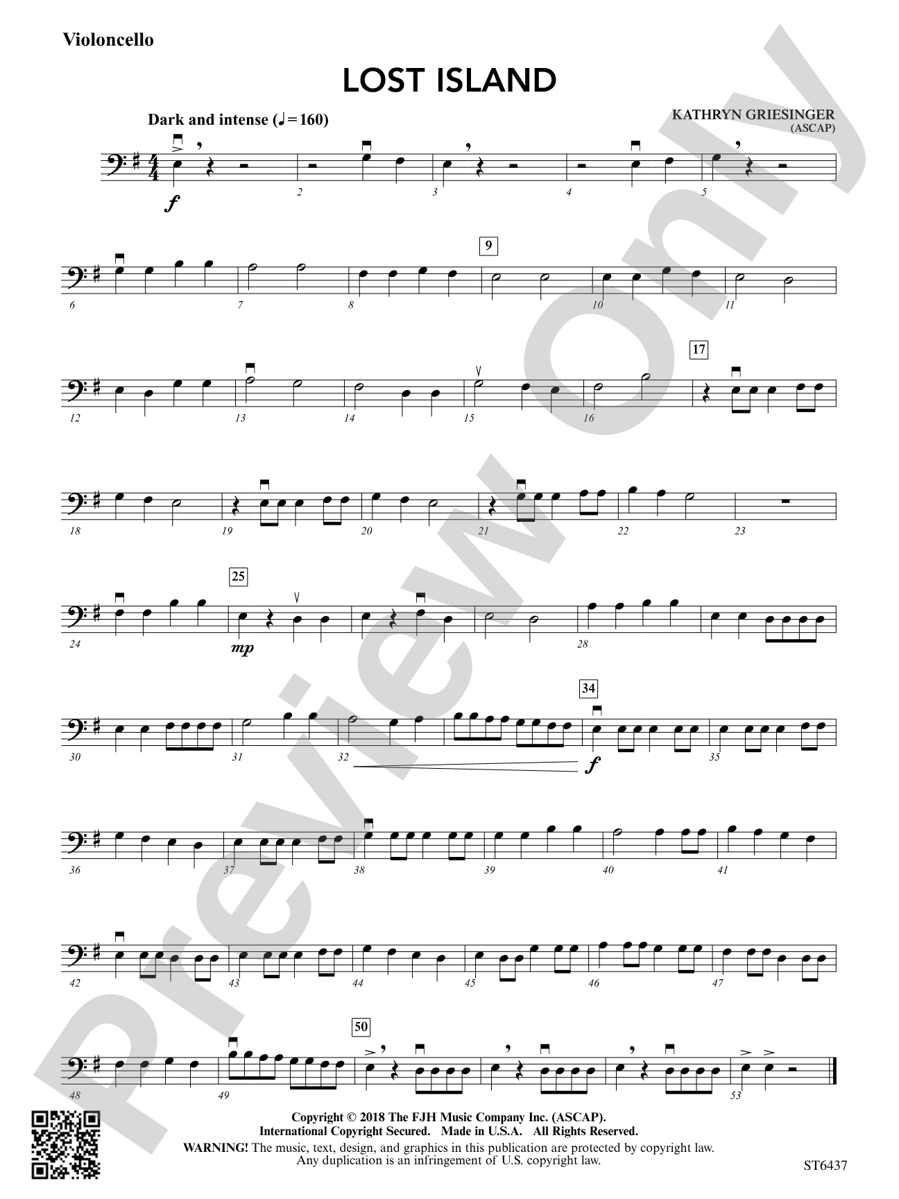 Lost Island: Violoncello