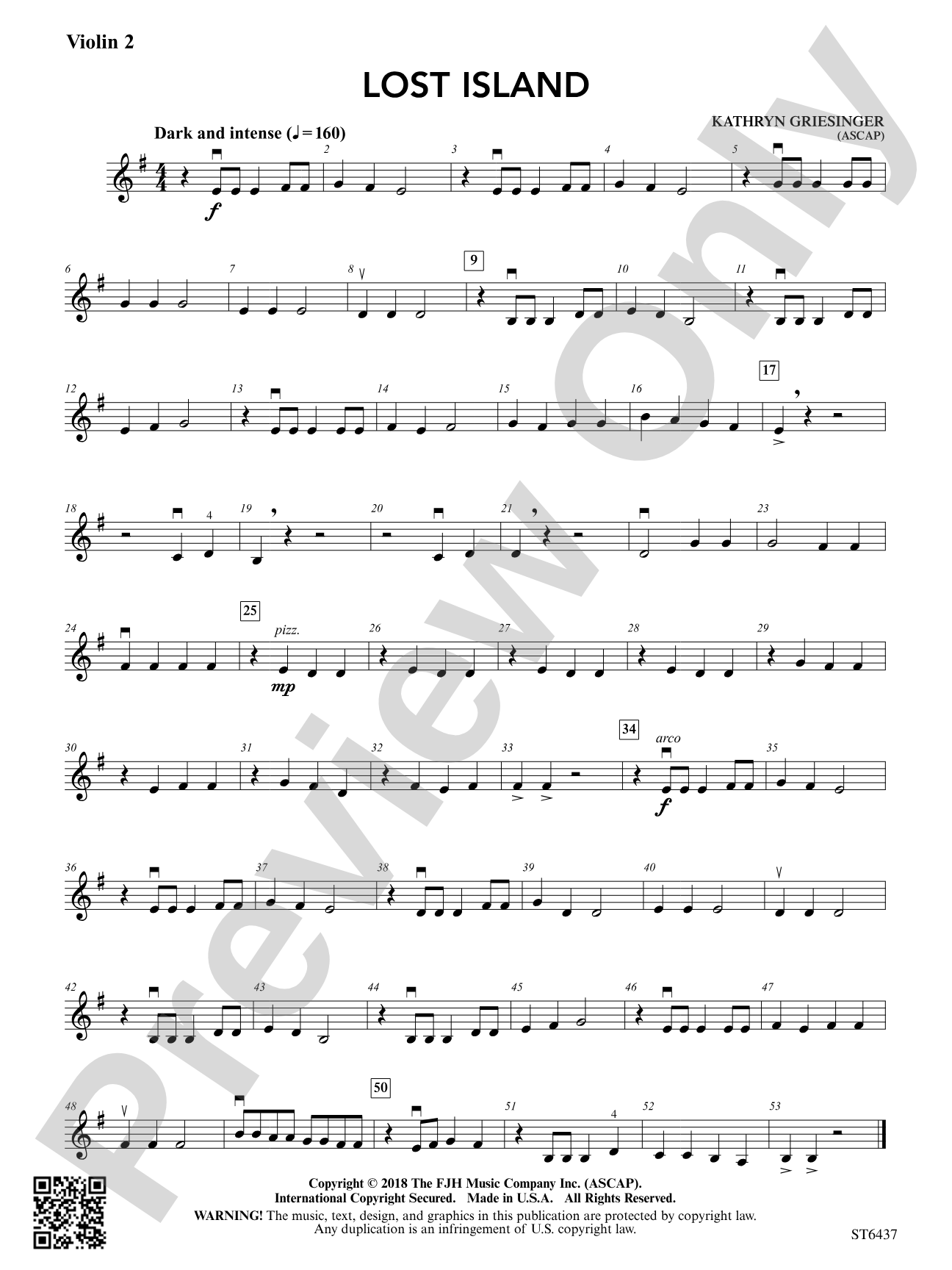 Lost Island: Violin 2