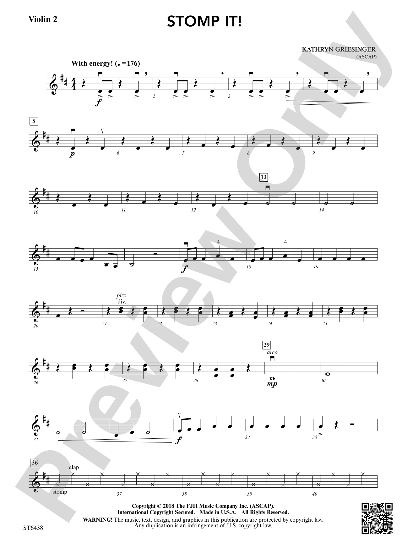 Stomp It!: Violin 2