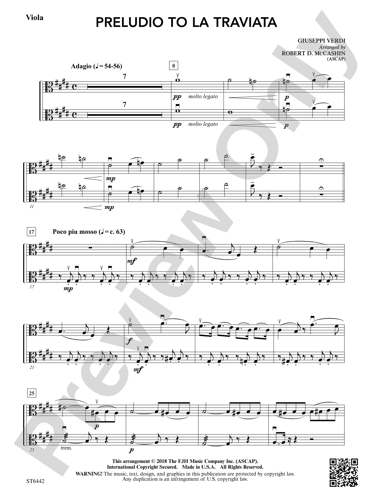 Preludio to La Traviata: Viola