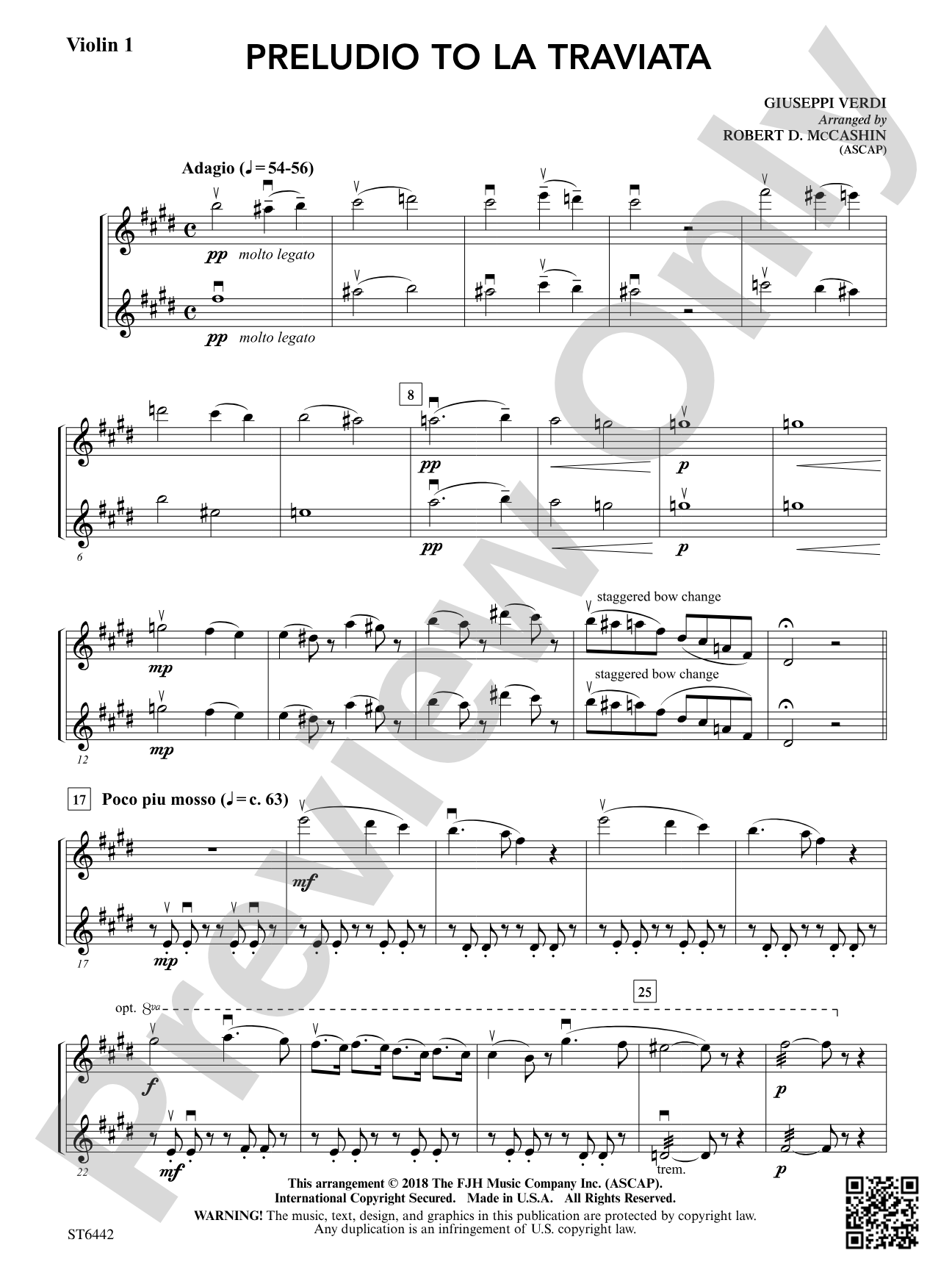Preludio to La Traviata: Violin 1