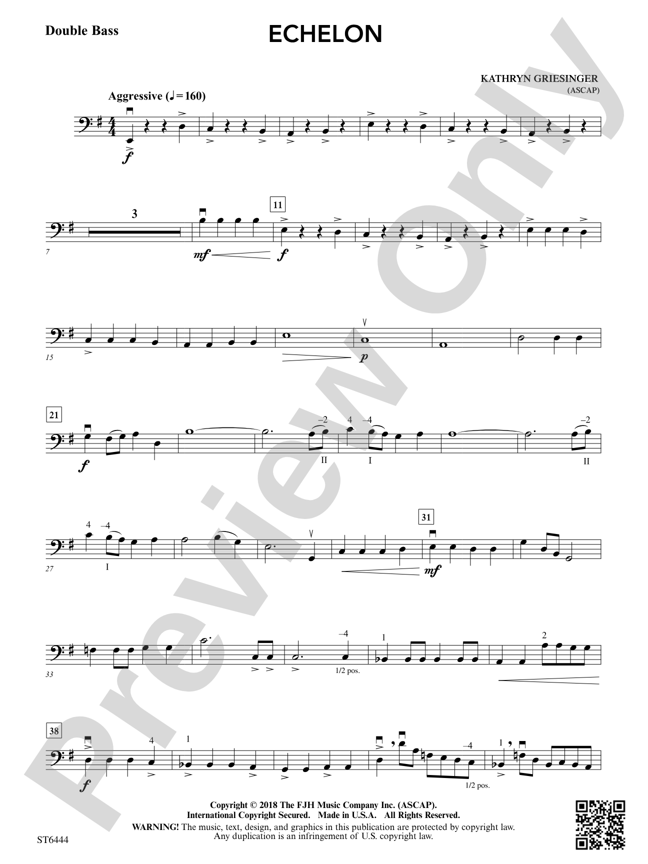 Echelon: Double Bass