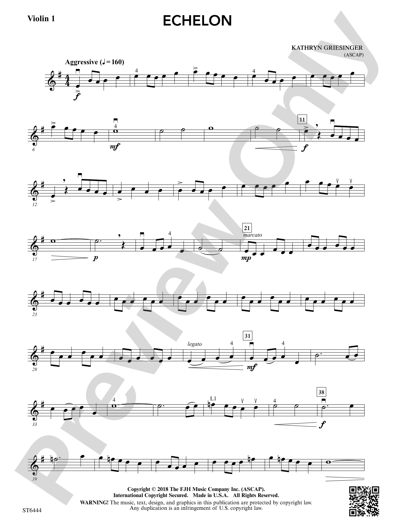Echelon: Violin 1