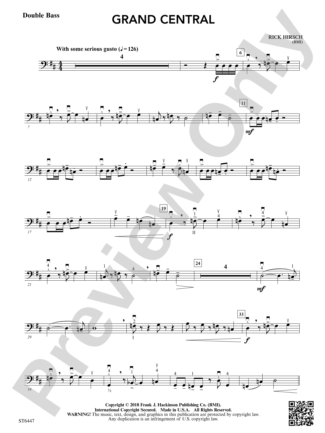 Grand Central: Double Bass