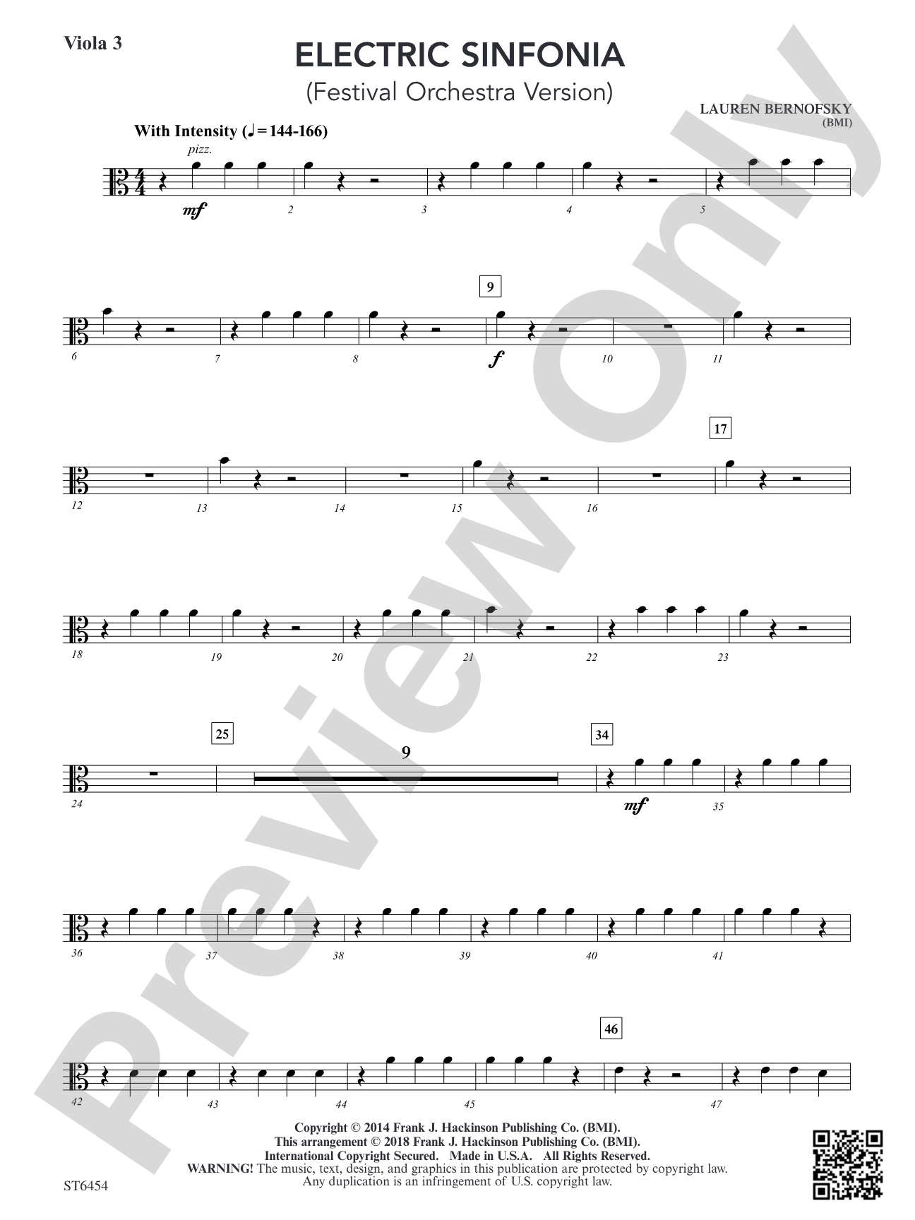Electric Sinfonia: Viola 3