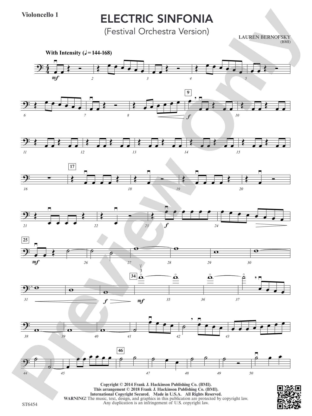 Electric Sinfonia: Violoncello 1