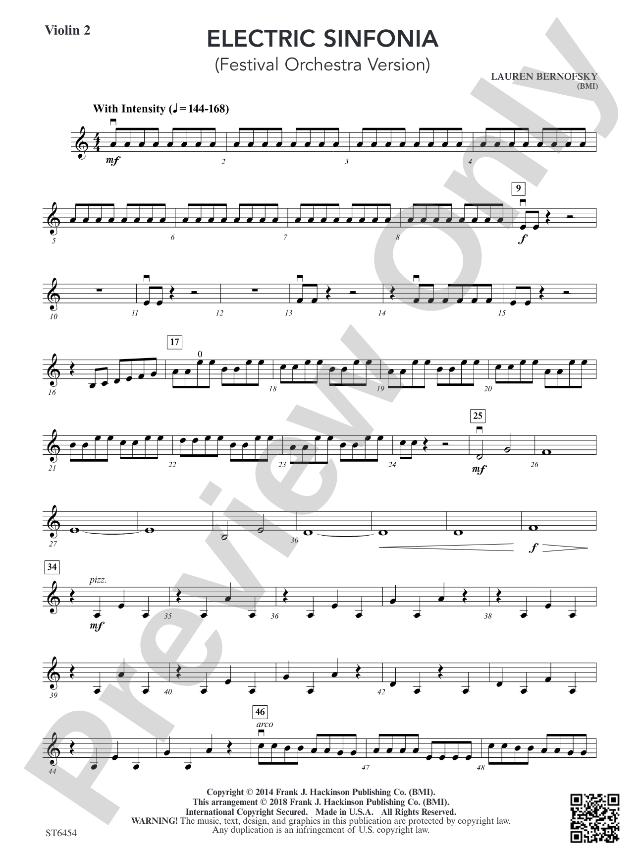 Electric Sinfonia: Violin 2