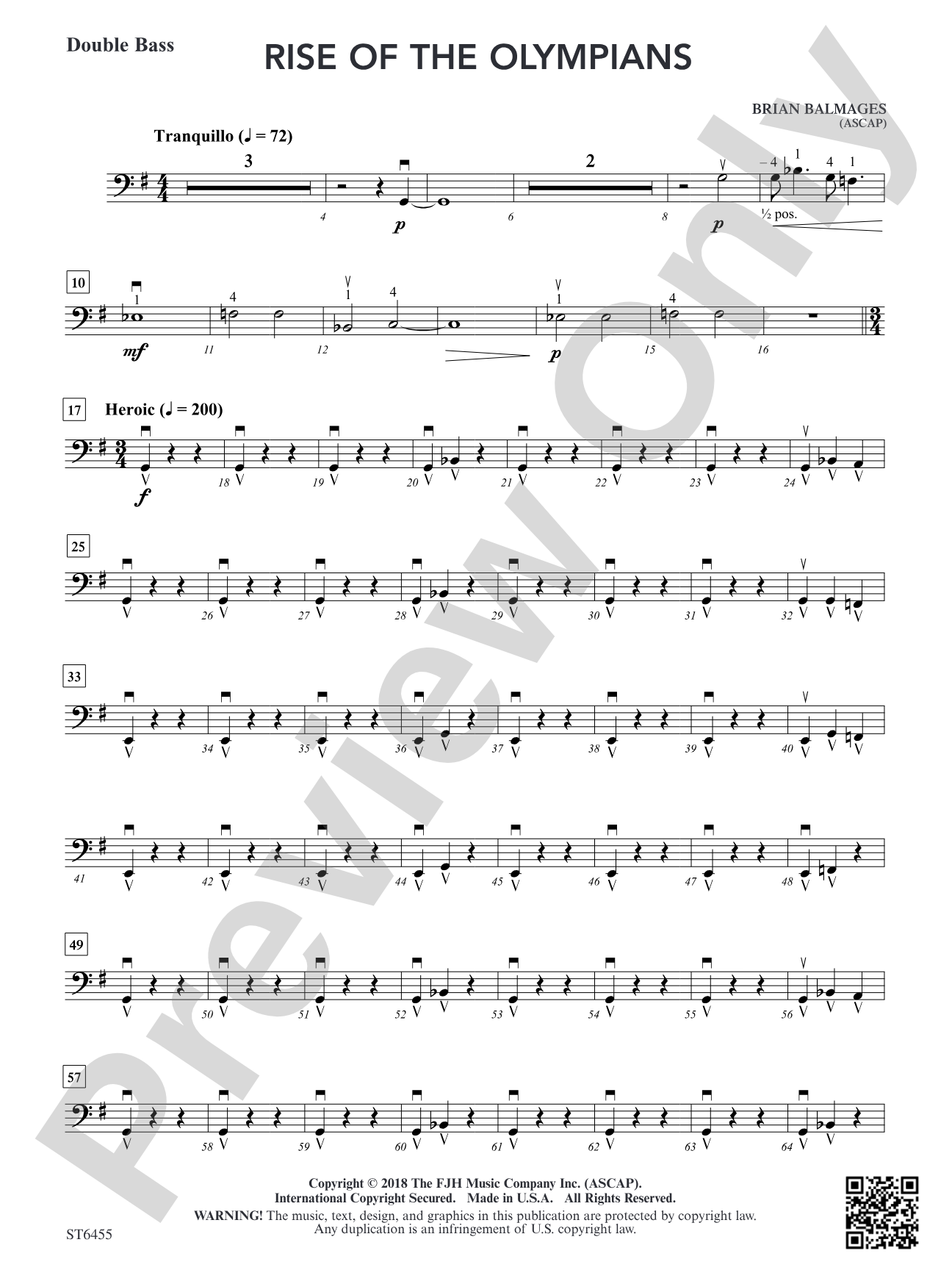 Rise of the Olympians: Double Bass