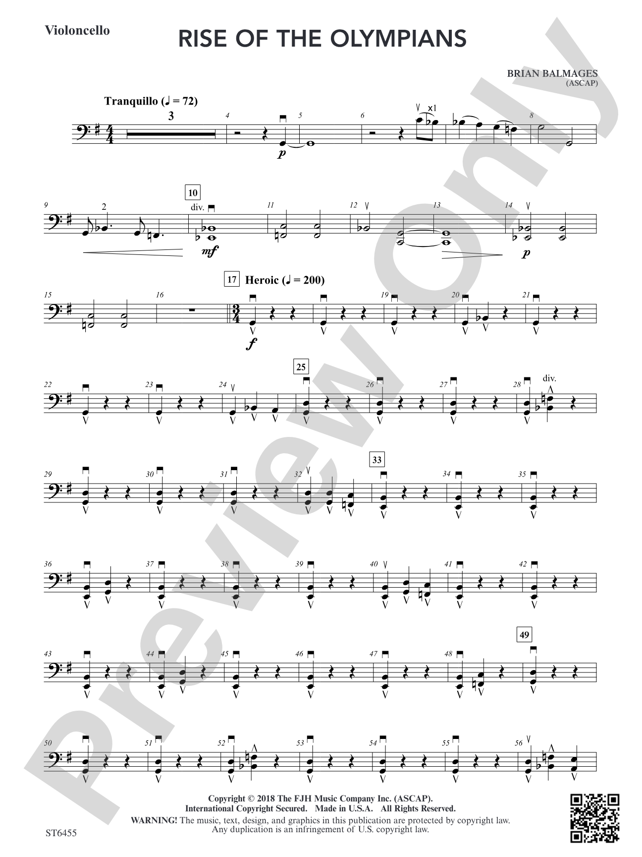 Rise of the Olympians: Violoncello