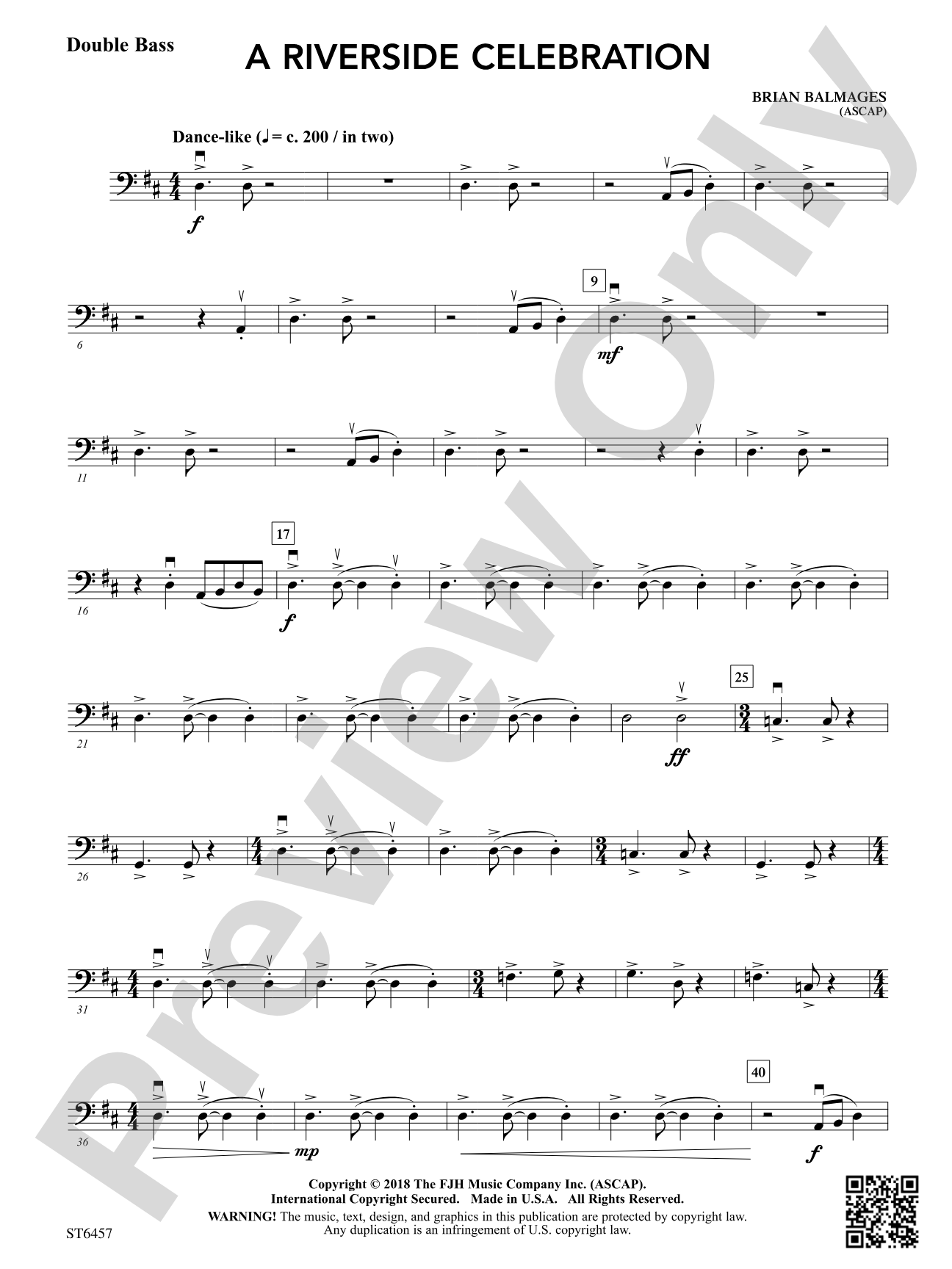 A Riverside Celebration: Double Bass