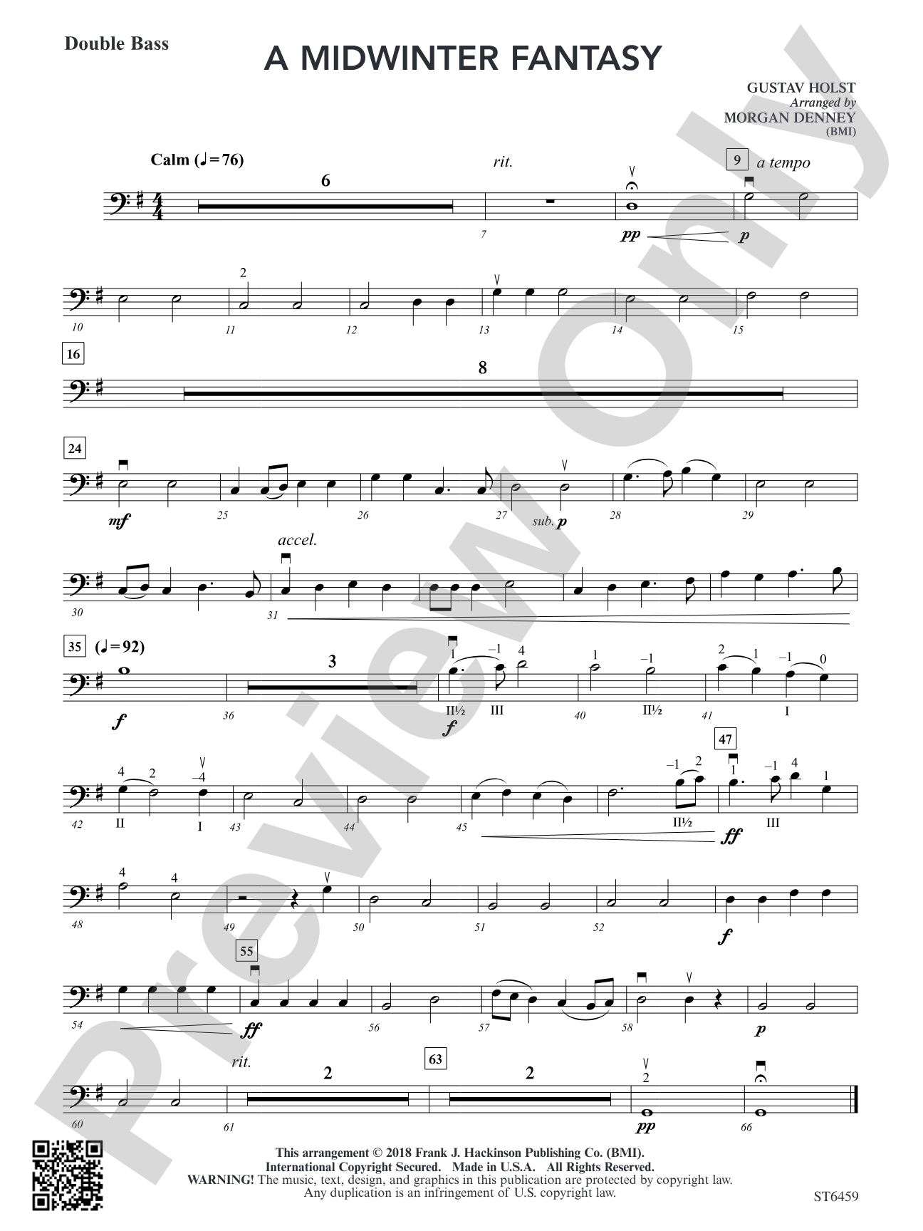 A Midwinter Fantasy: Double Bass