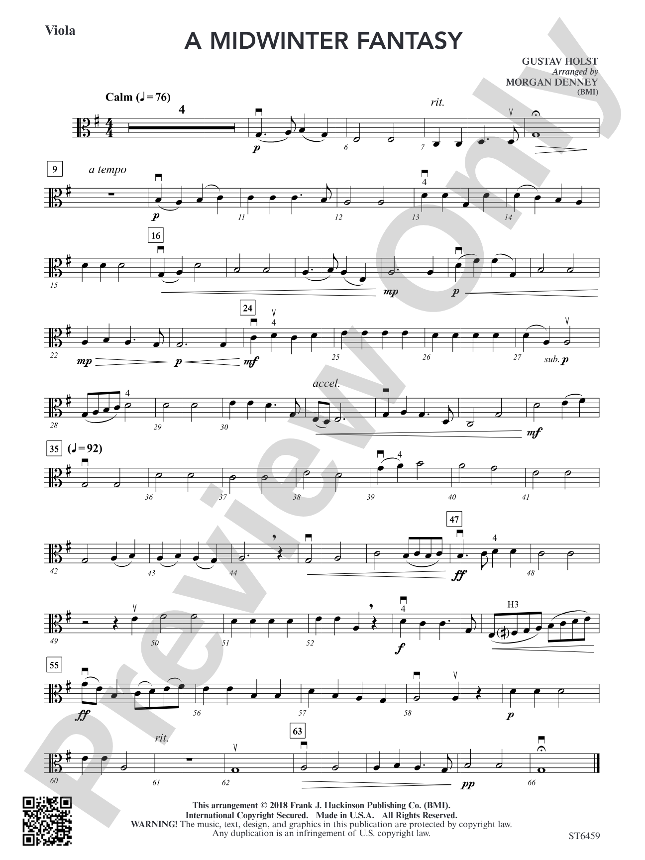 A Midwinter Fantasy: Viola