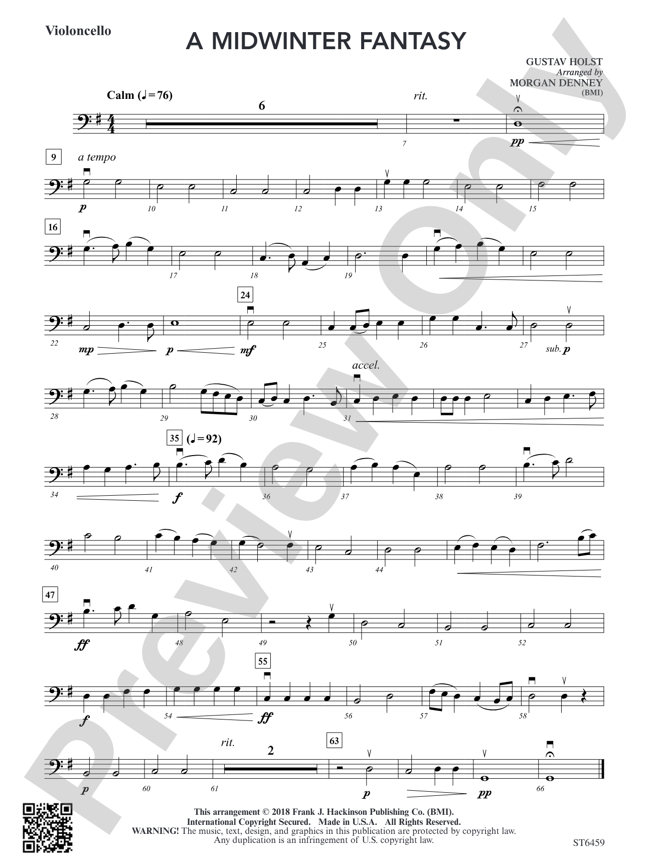 A Midwinter Fantasy: Violoncello